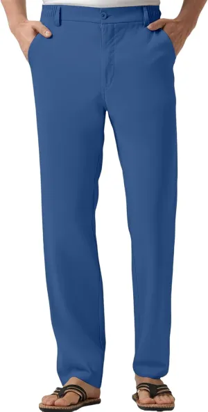 Mens Golf Pants Stretch Lightweight Quick Dry Dress Pant Slim Fit Straight Work Pants Flat Front Fashion Trousers