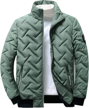 Men's Lightweight Puffer Winter Jacket Windproof Puffer Down Jackets Coats for Big and Tall Men Hiking Travel