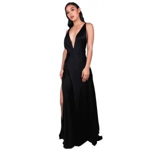 Michael Lo Sordo ALEXANDRA MAXI DRESS - black