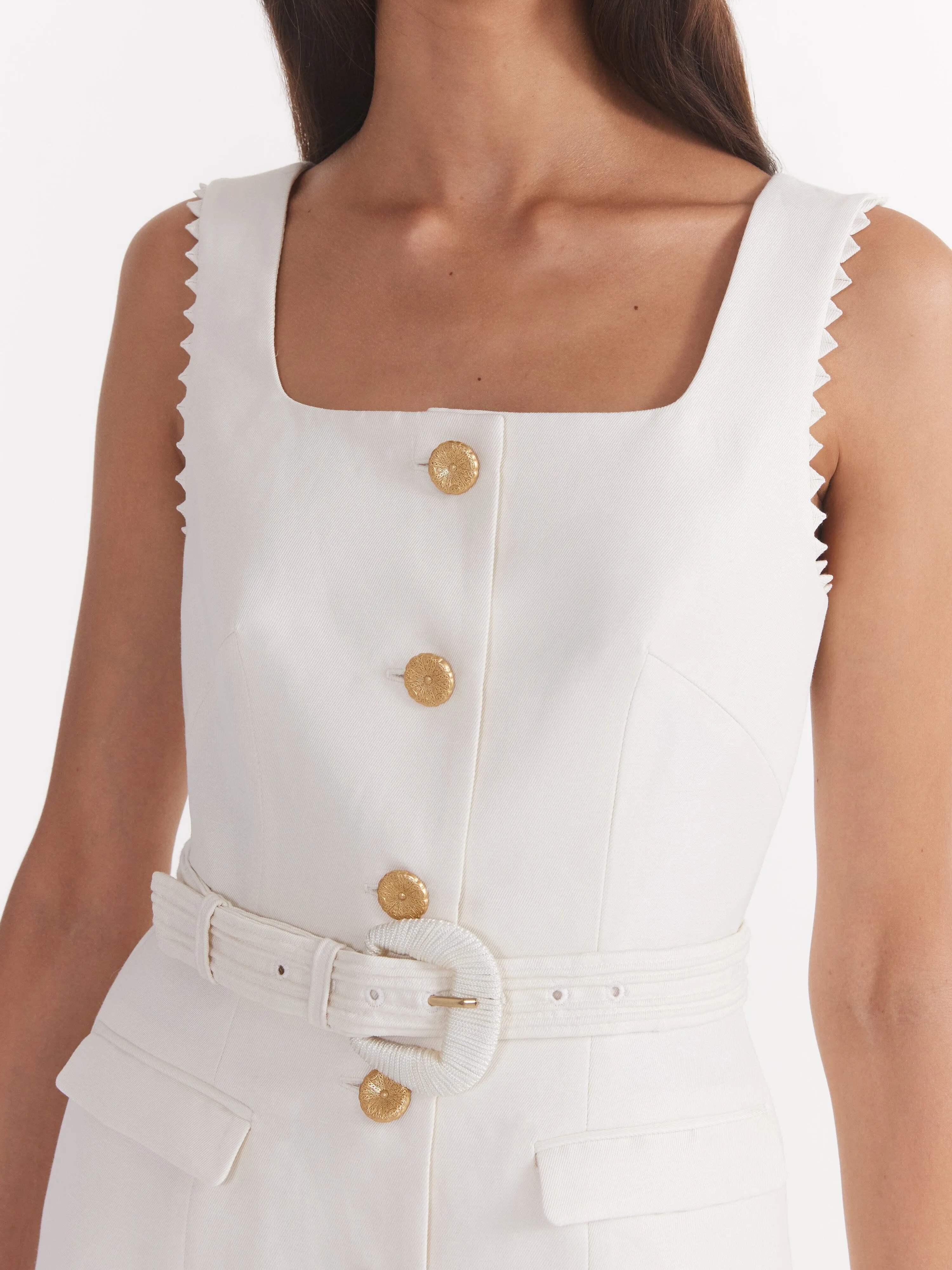 Mika Dress in Cream