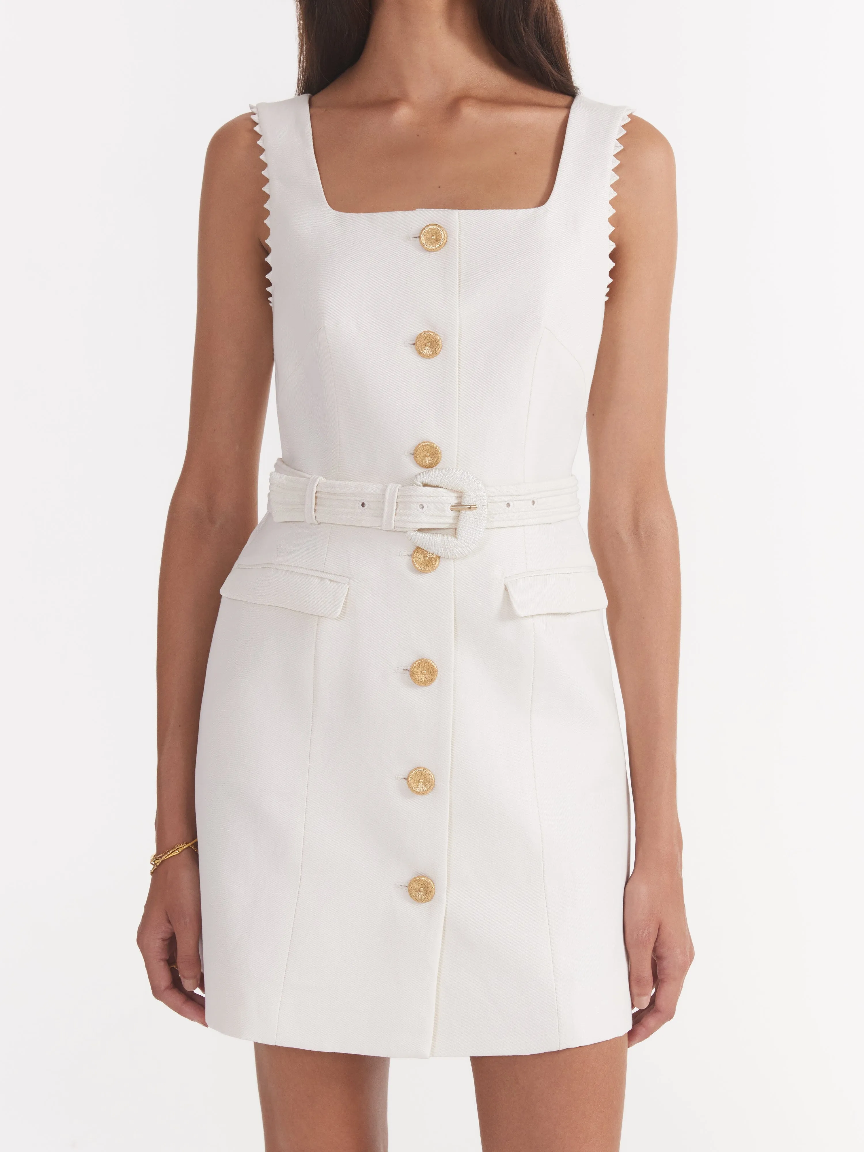 Mika Dress in Cream