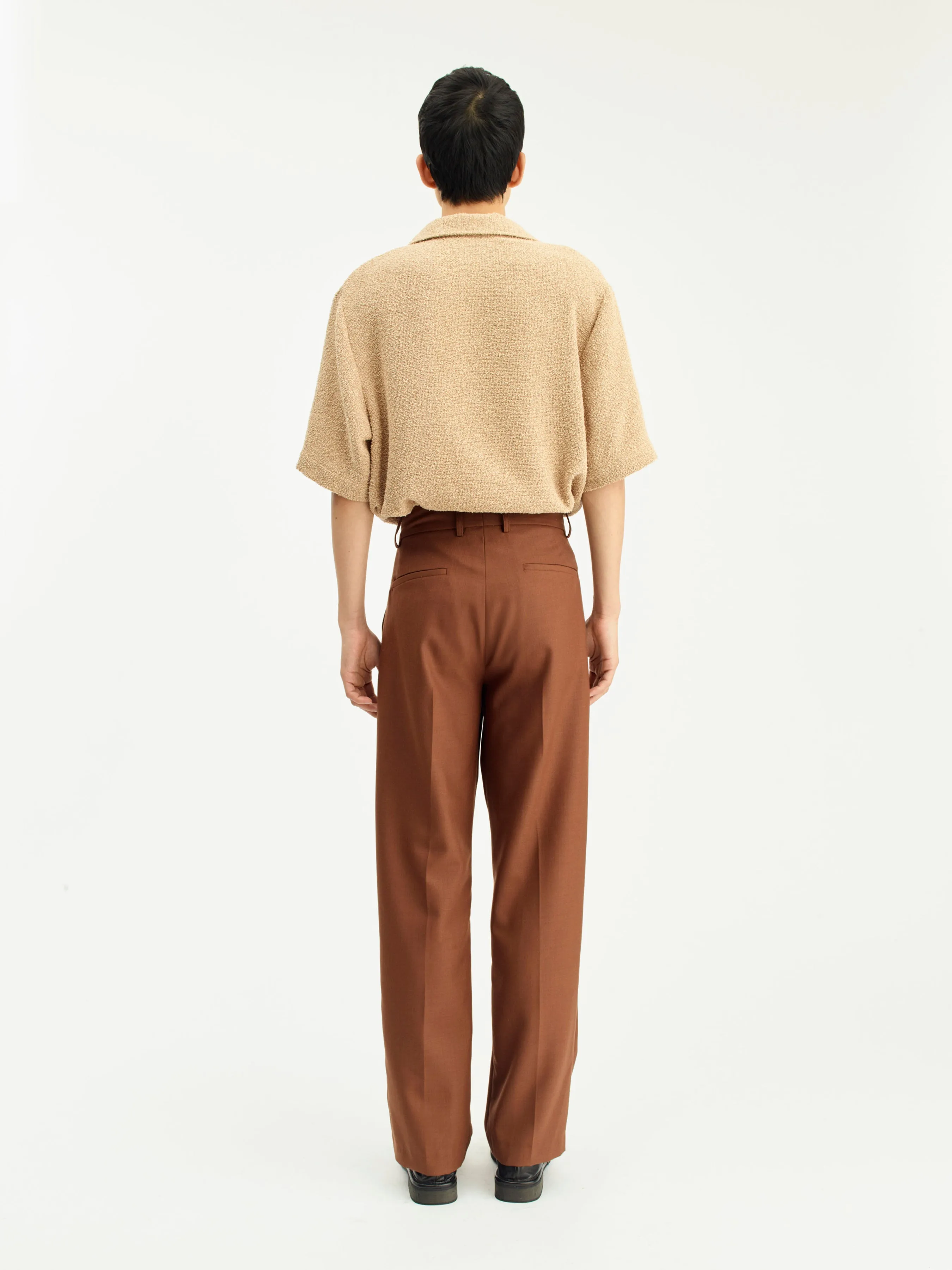 Mike Suit Trousers | Brown wool