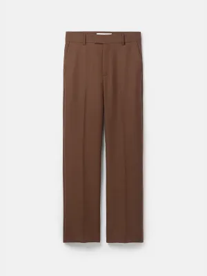 Mike Suit Trousers | Brown wool