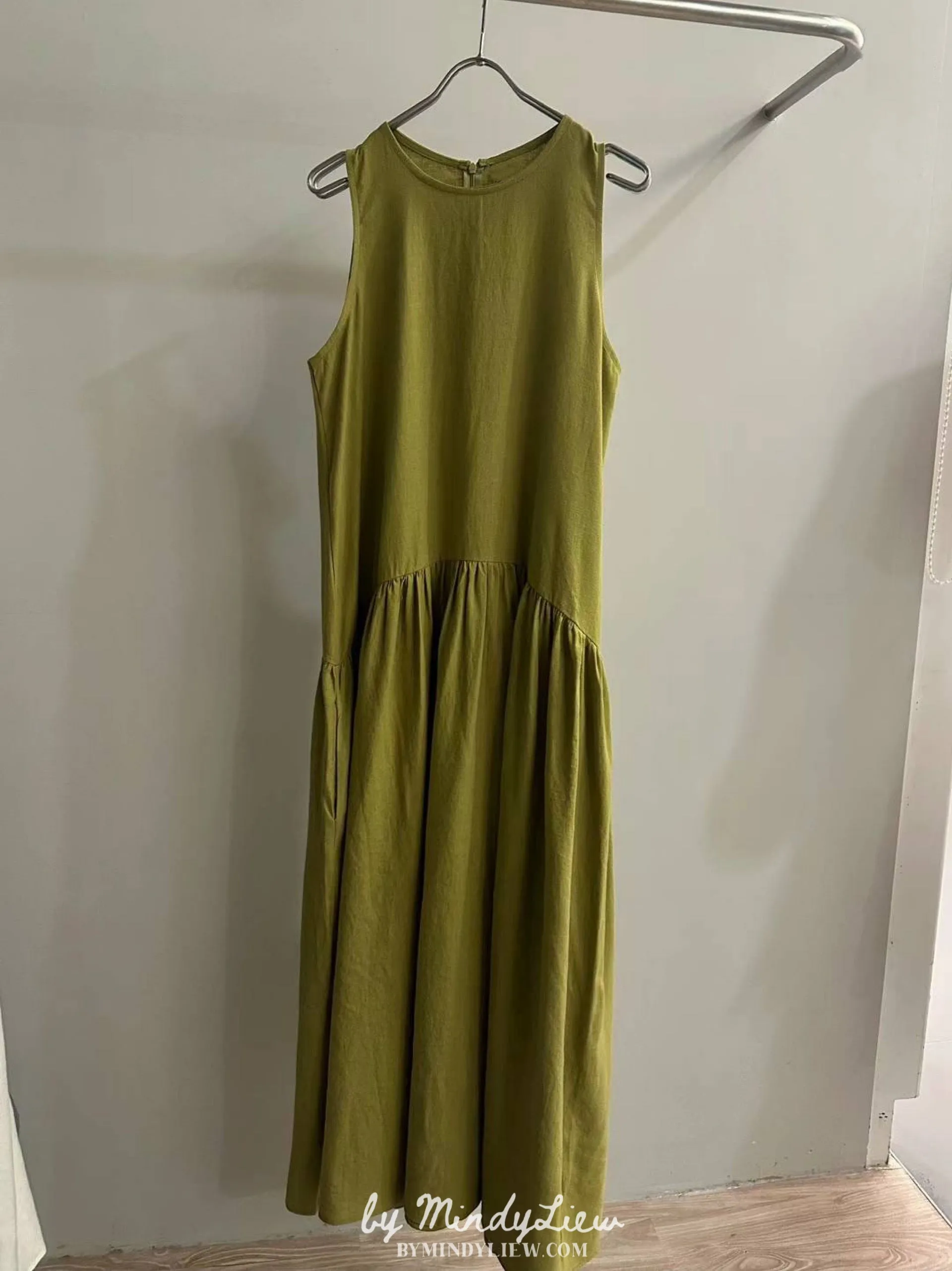ML24559 Elegant Linen Dress