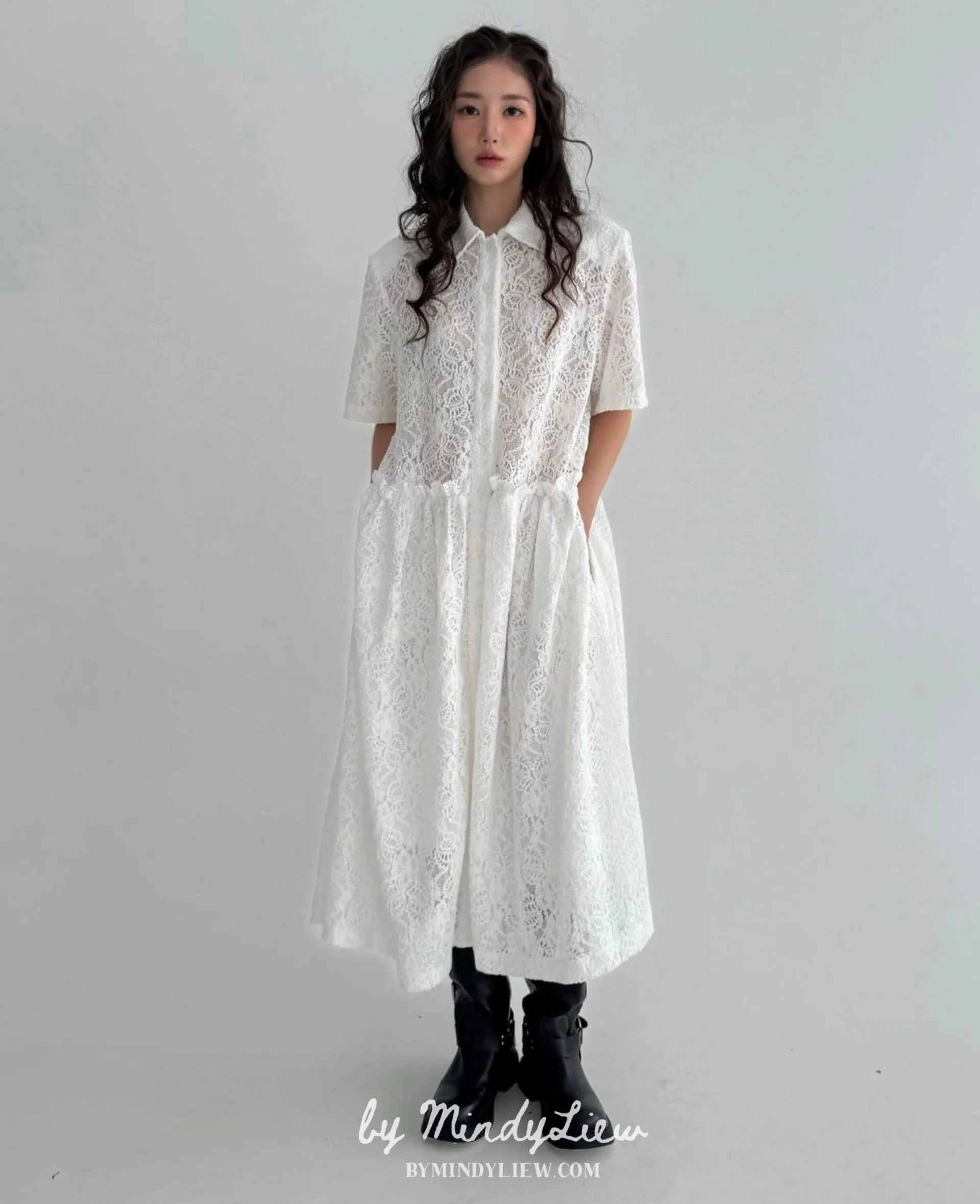 ML24932 Elegant Lace Dress