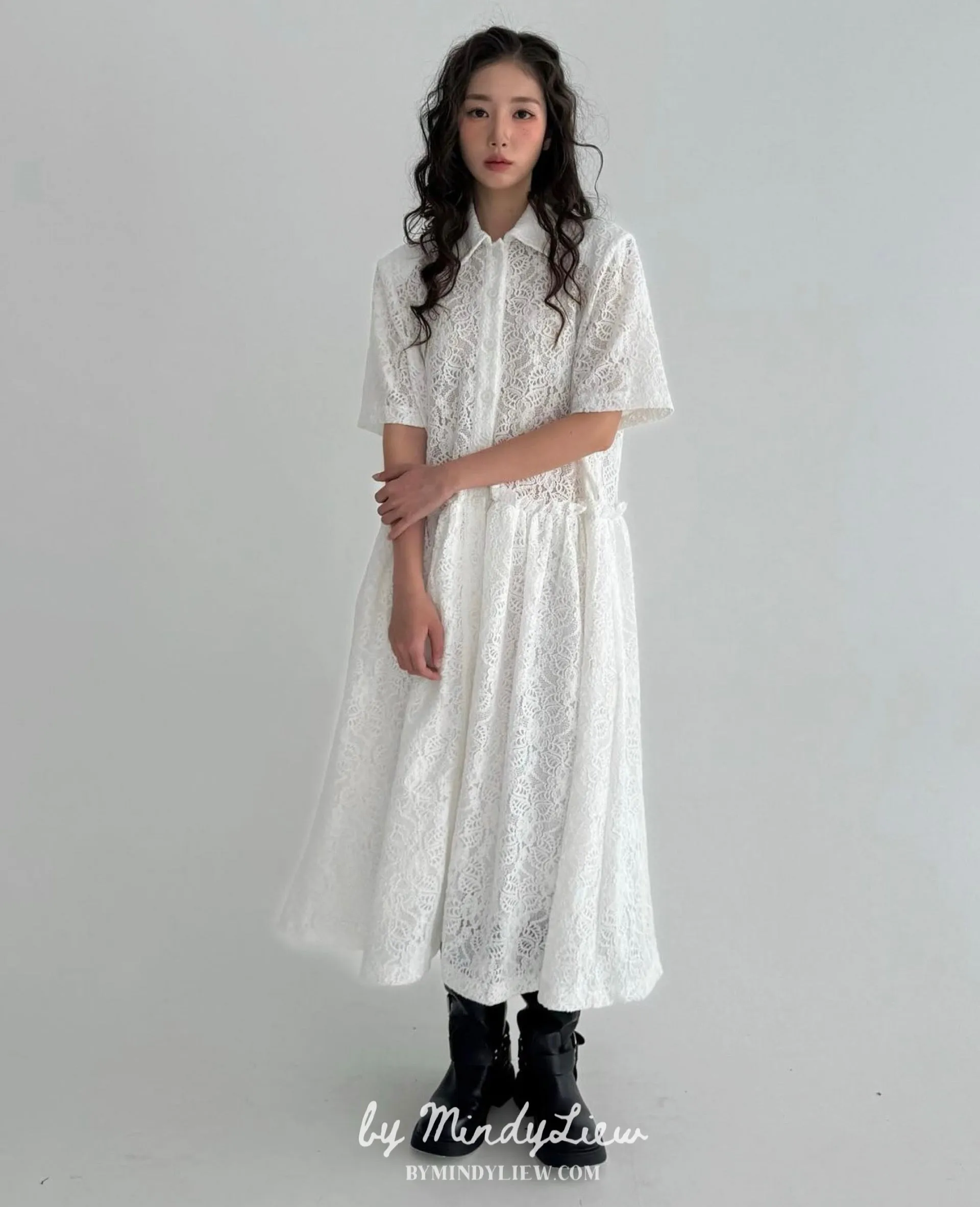 ML24932 Elegant Lace Dress