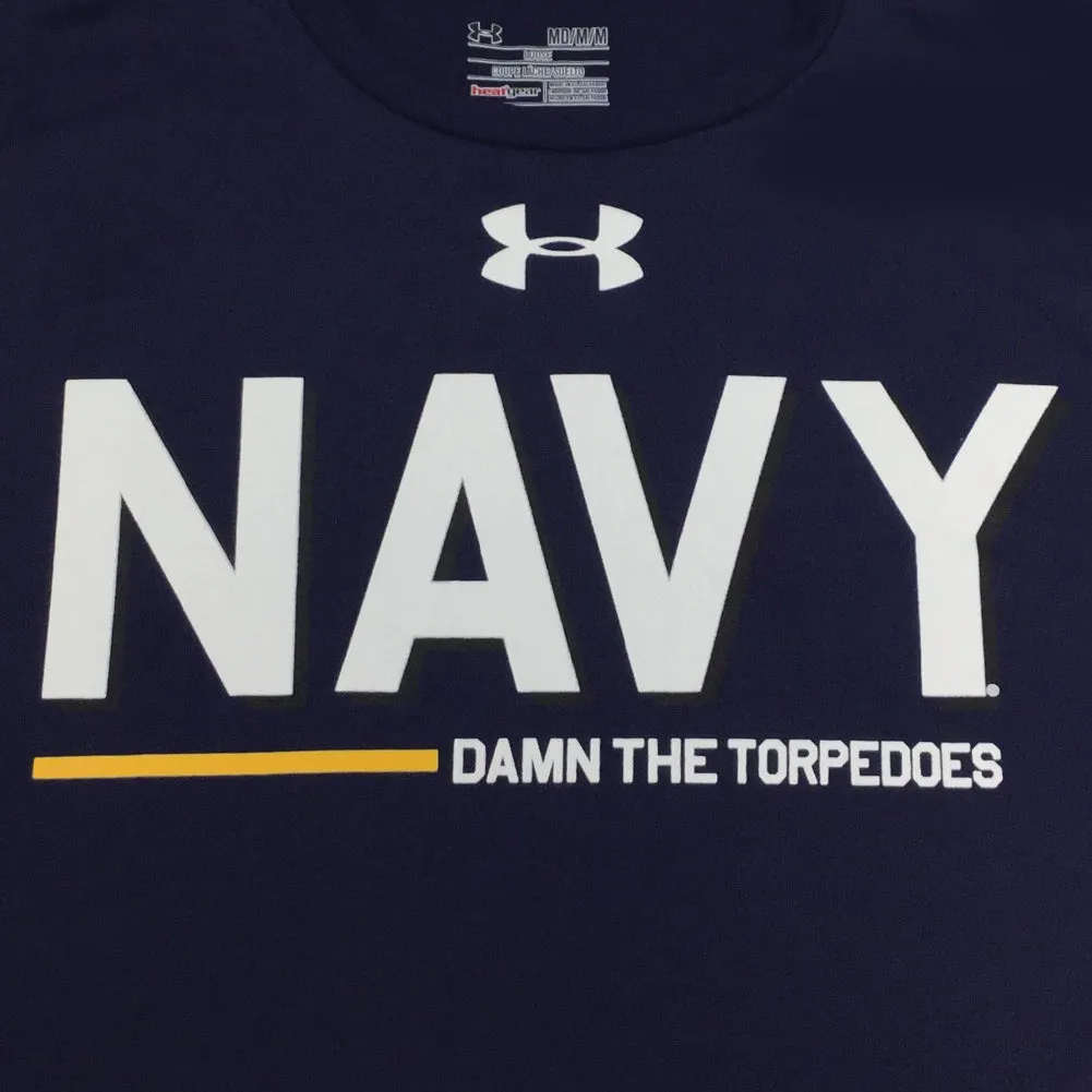 Navy Under Armour Limited Edition Ship Long Sleeve Tee (Navy)