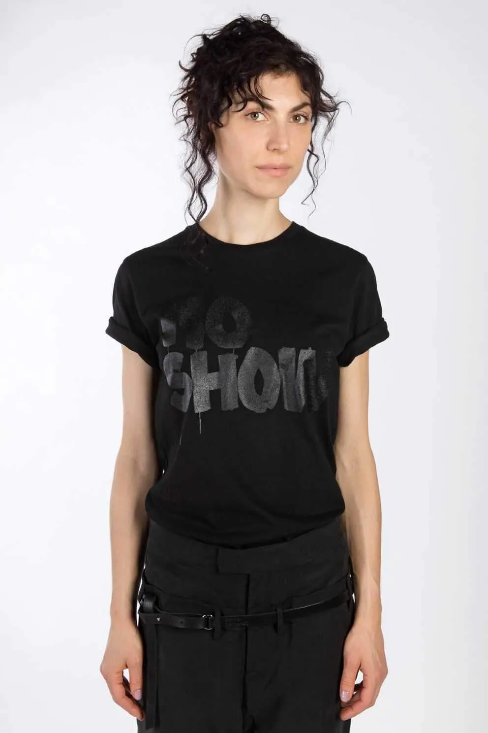 NO SHOW Black - Statement T-shirt