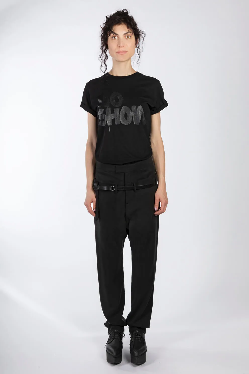 NO SHOW Black - Statement T-shirt