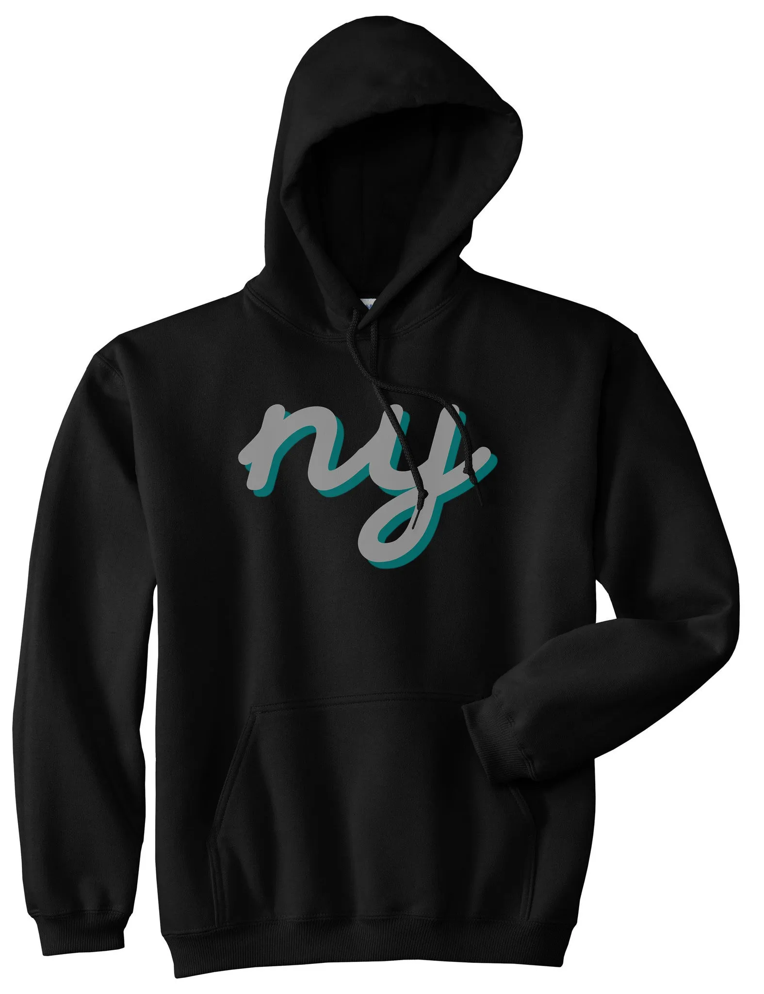 NY lower case script Pullover Hoodie