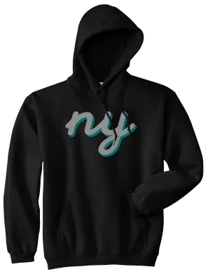 NY lower case script Pullover Hoodie
