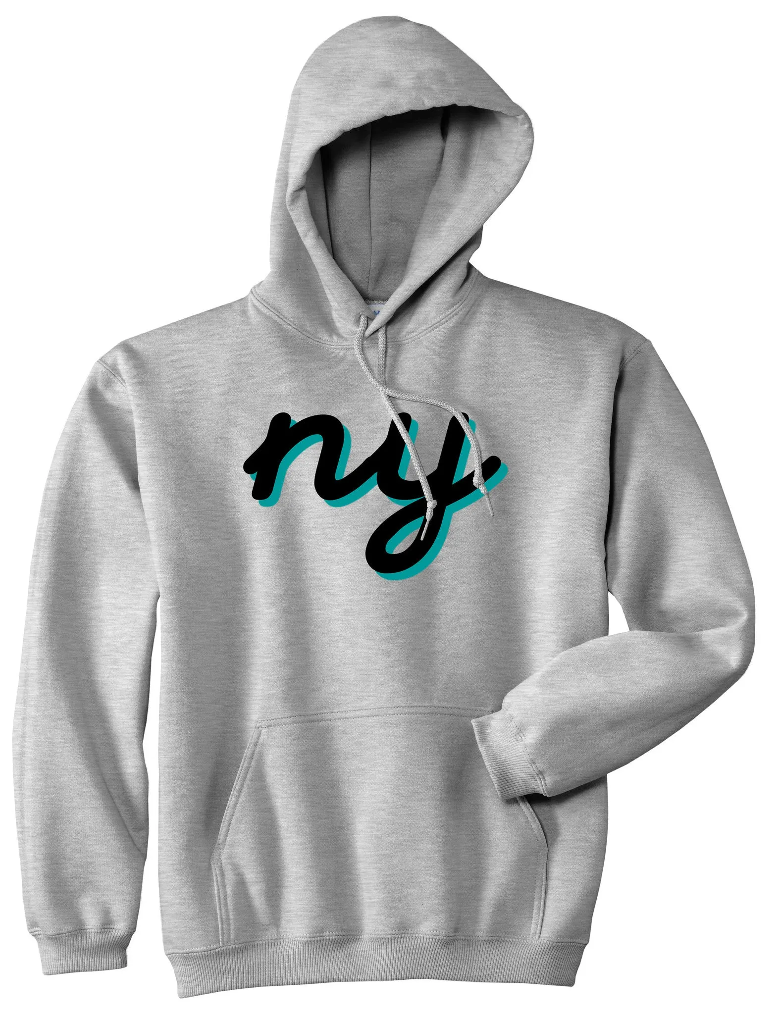 NY lower case script Pullover Hoodie