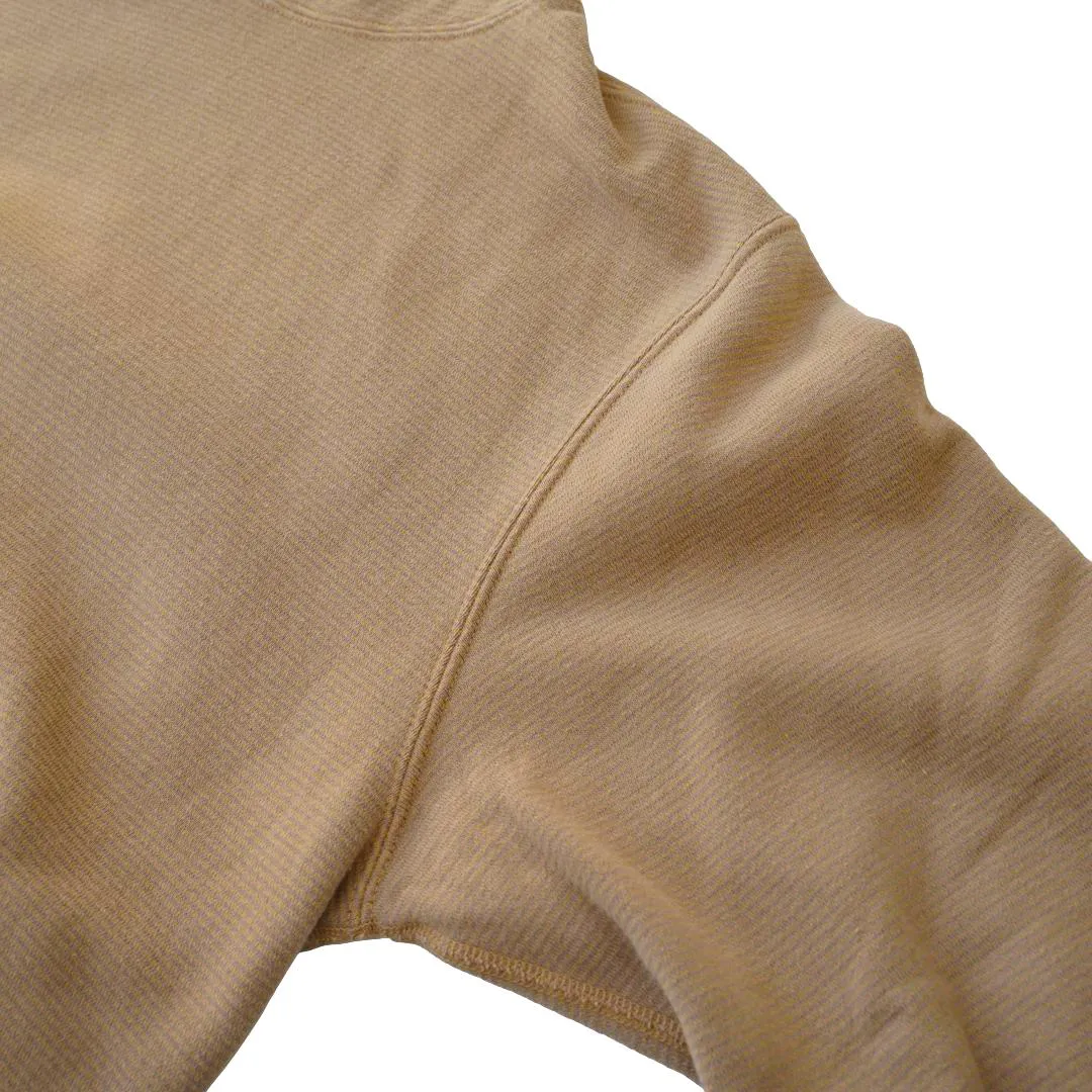 OD LW Kakishibu SZ Vintage Pinborder Knit Hooded Sweatshirt