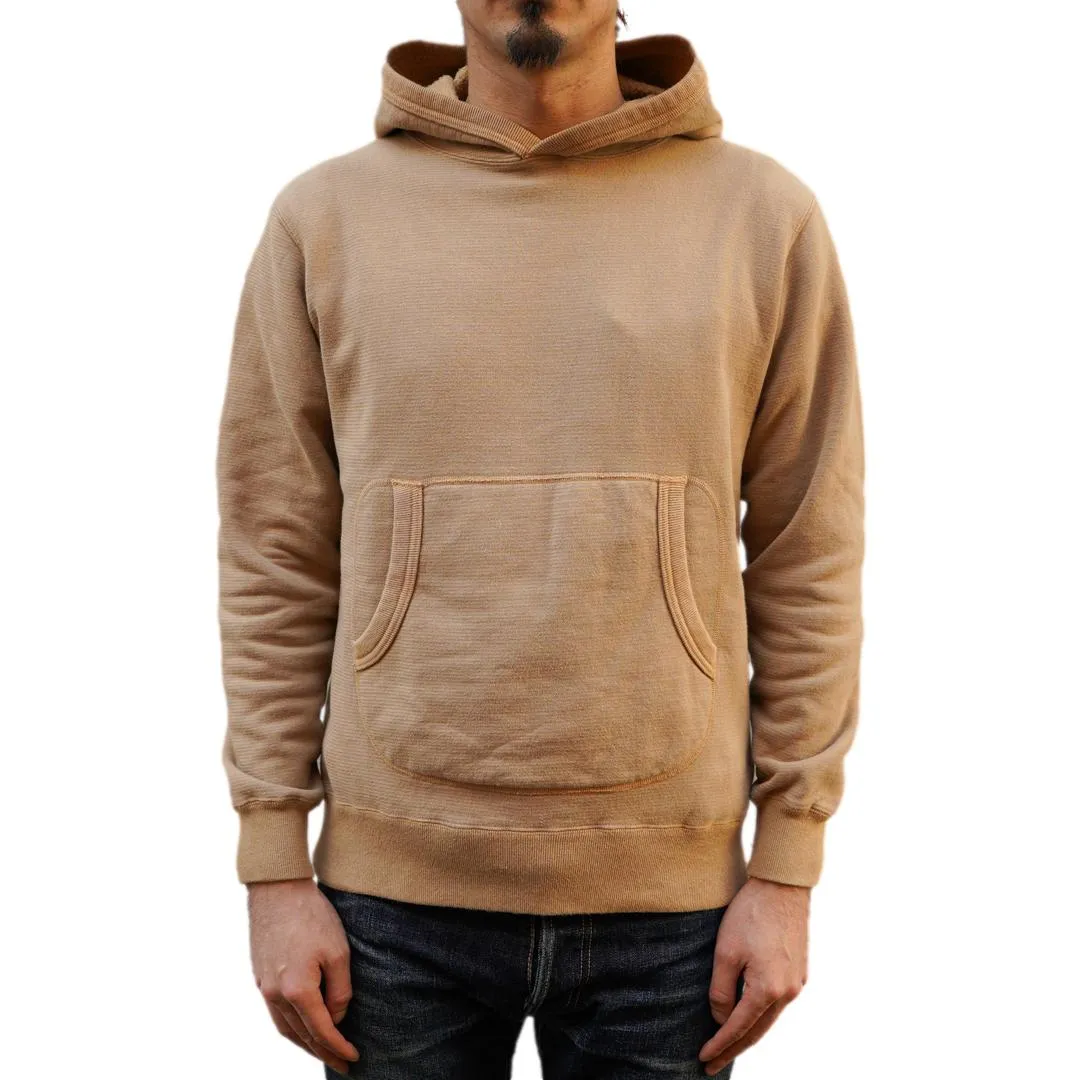 OD LW Kakishibu SZ Vintage Pinborder Knit Hooded Sweatshirt