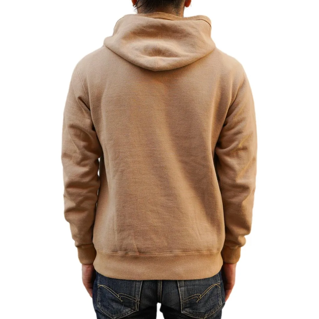 OD LW Kakishibu SZ Vintage Pinborder Knit Hooded Sweatshirt