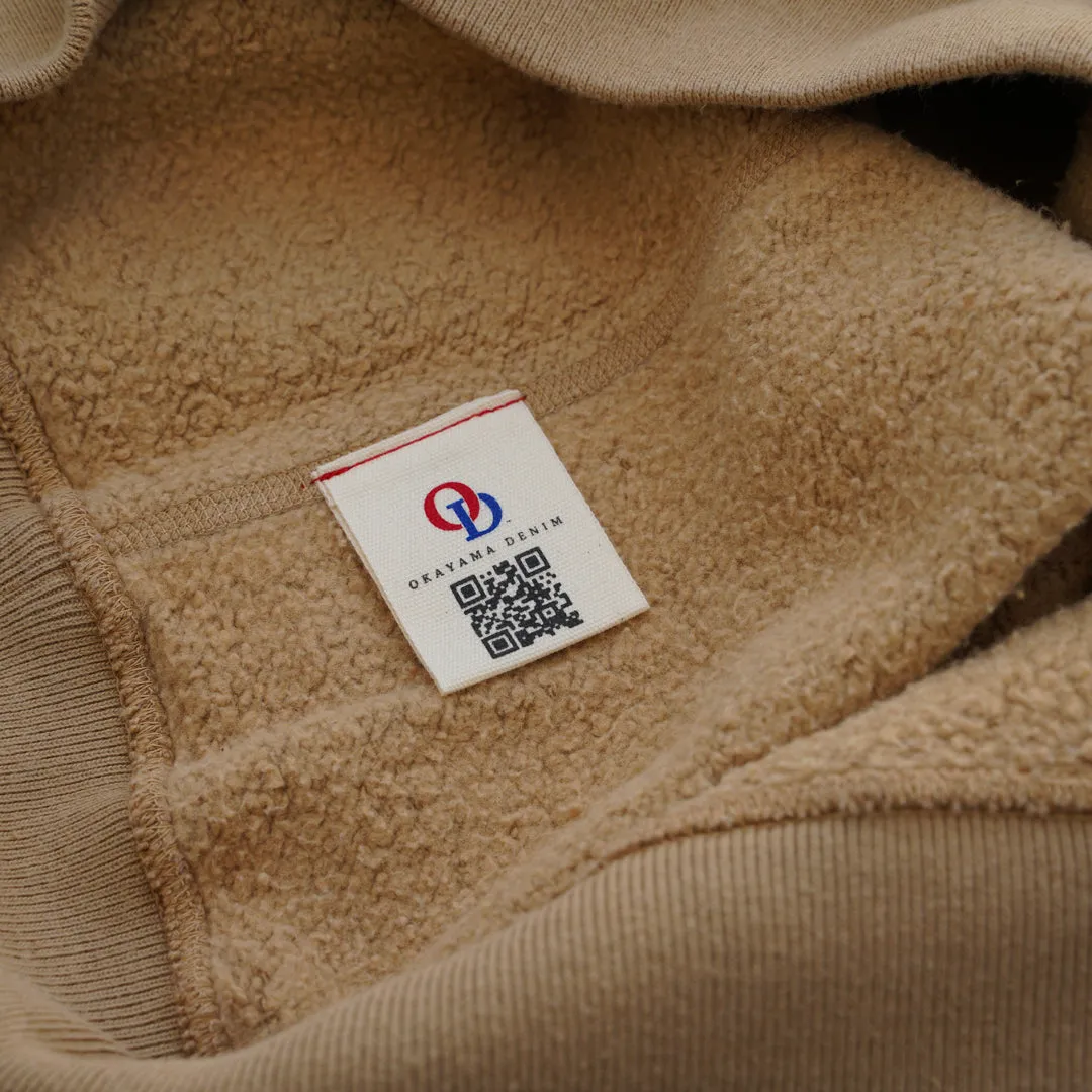 OD LW Kakishibu SZ Vintage Pinborder Knit Hooded Sweatshirt