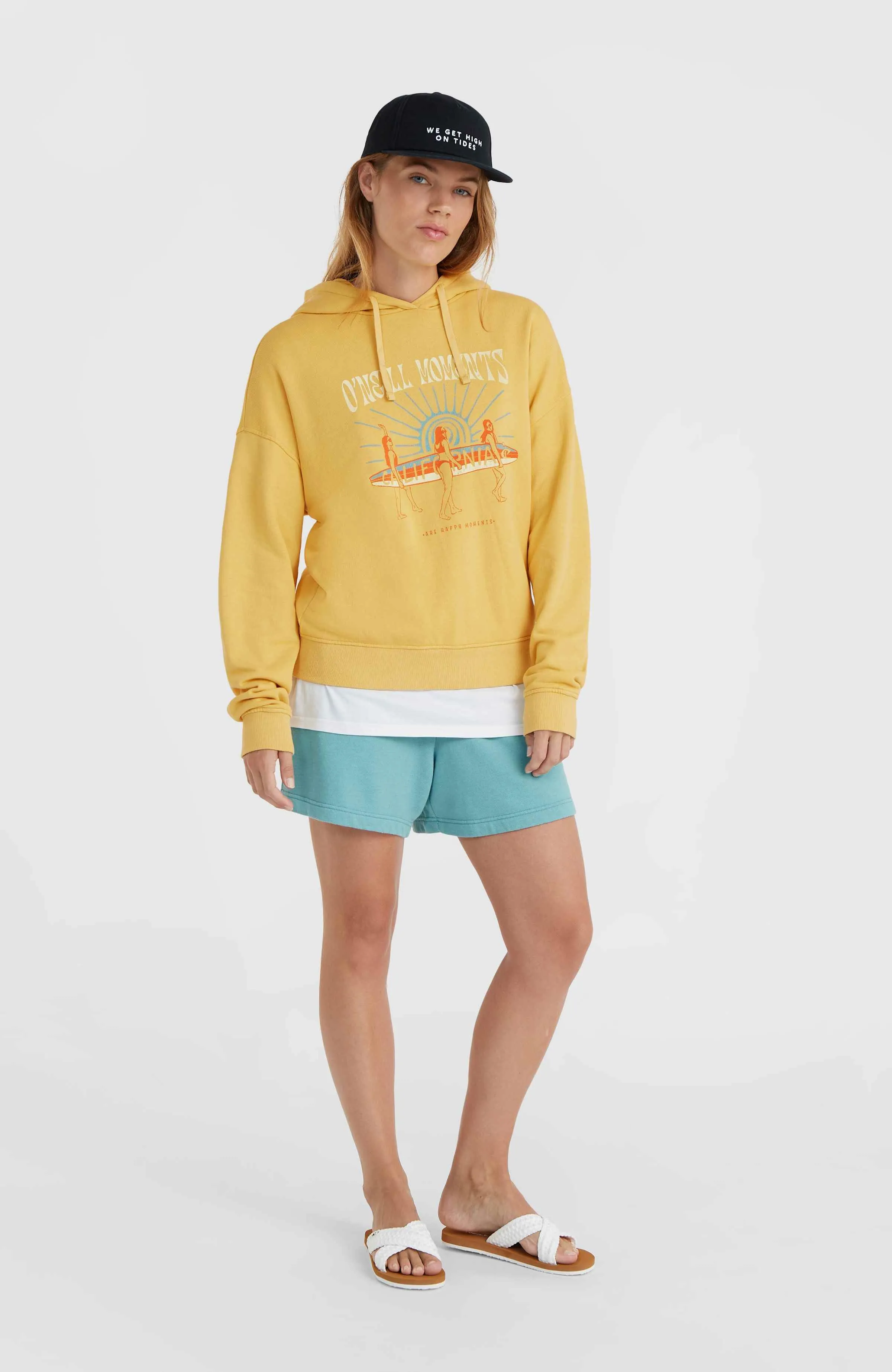 O'Neill Beach Vintage High On Tides T-Shirt | Snow White