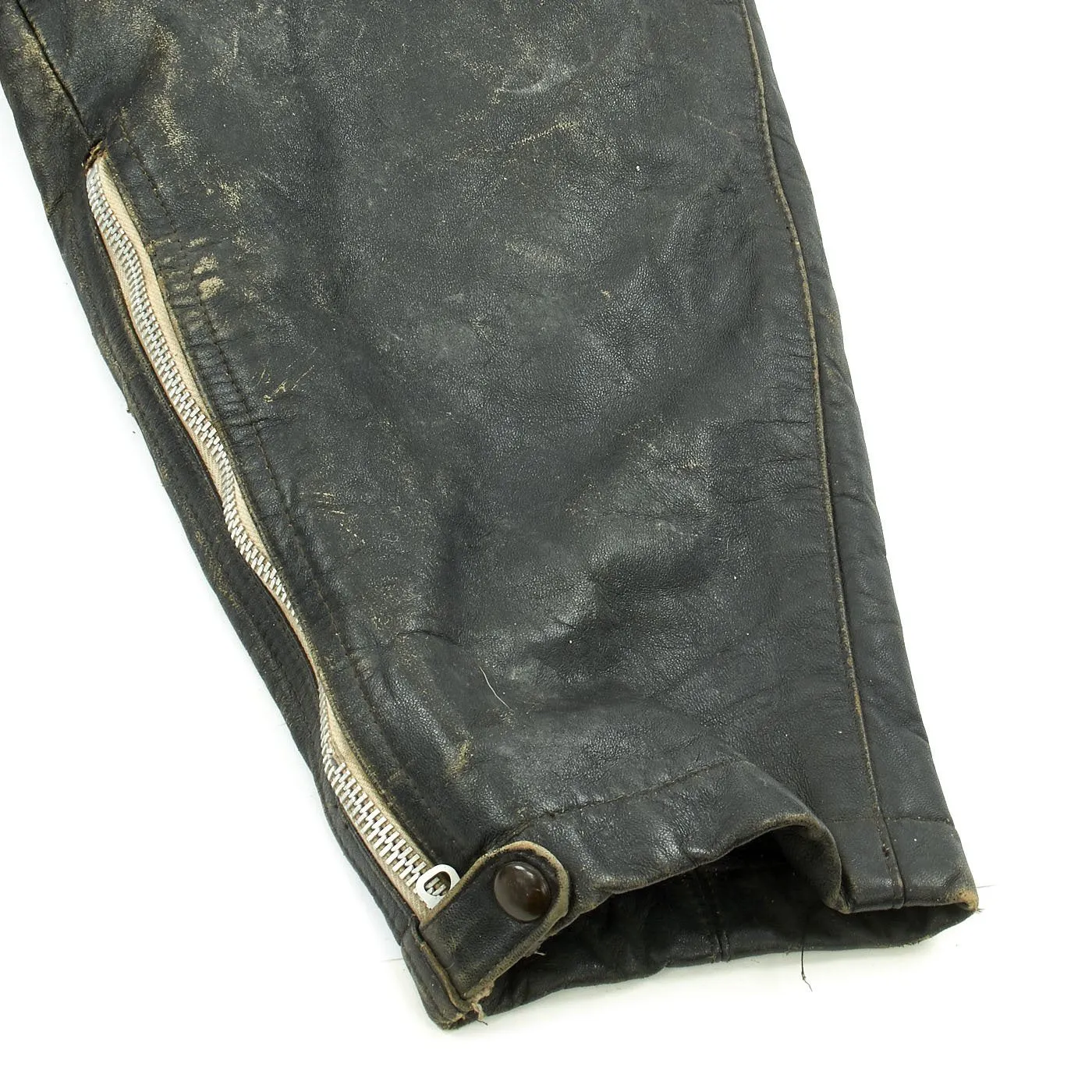 Original German WWII Luftwaffe Leather Winter Flying Suit