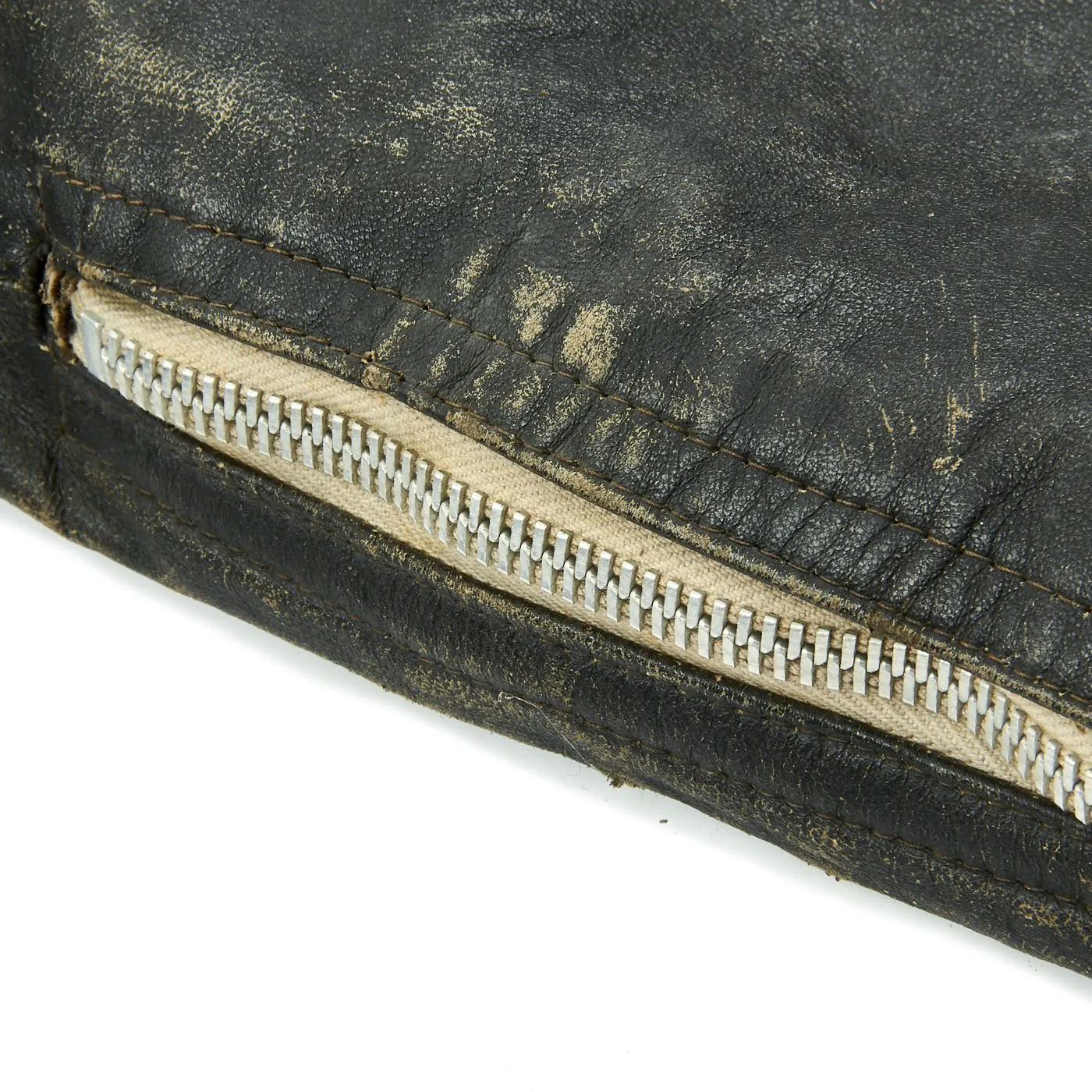 Original German WWII Luftwaffe Leather Winter Flying Suit