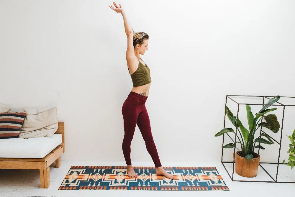 Pendleton x Yune Yoga Mat Harding Navy 5mm