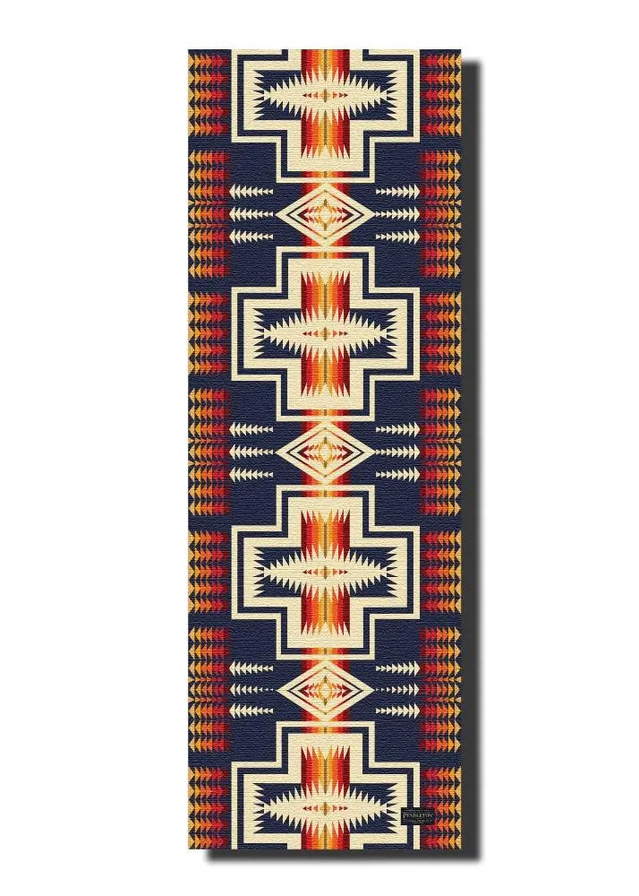 Pendleton x Yune Yoga Mat Harding Navy 5mm