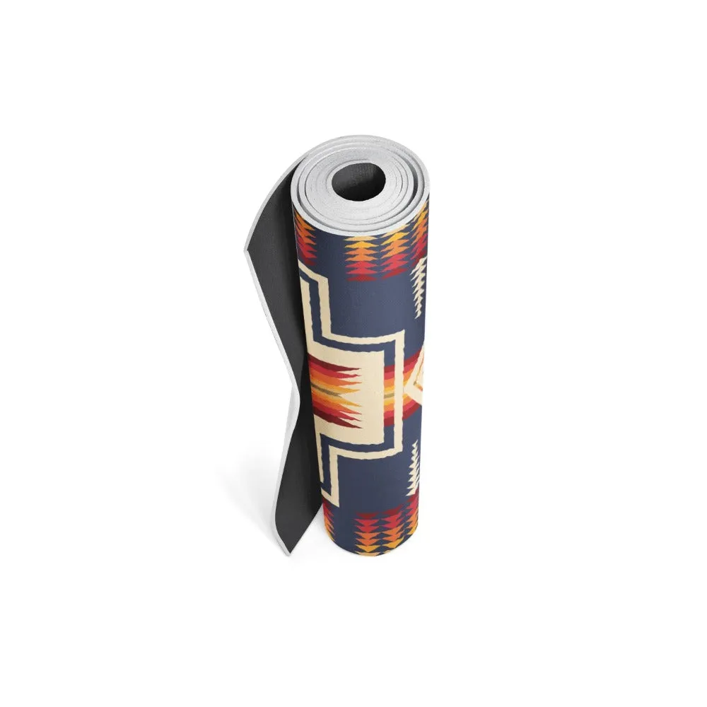 Pendleton x Yune Yoga Mat Harding Navy 5mm