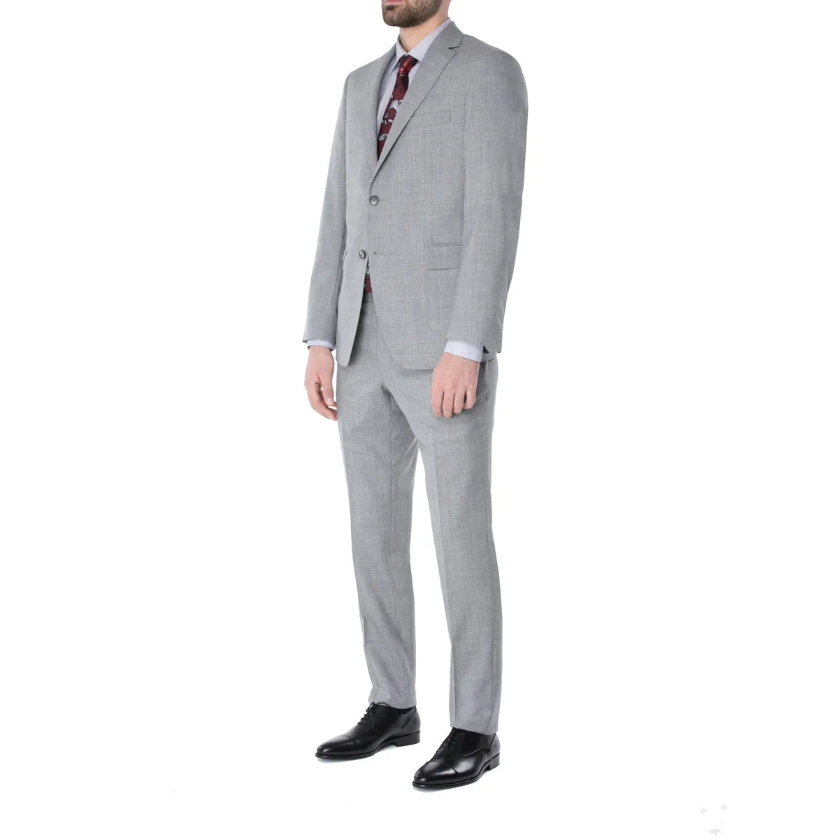 Pewter Wool Suit