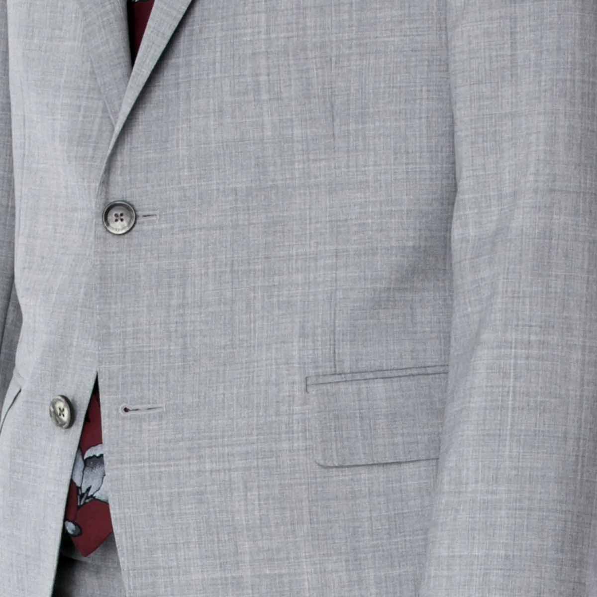 Pewter Wool Suit