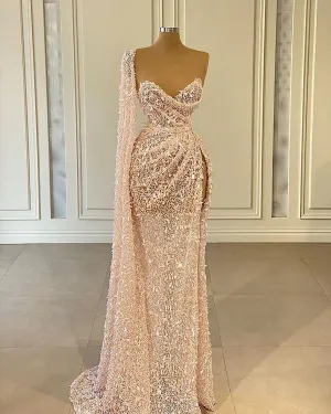 Pink Long Prom Dress Evening Dress