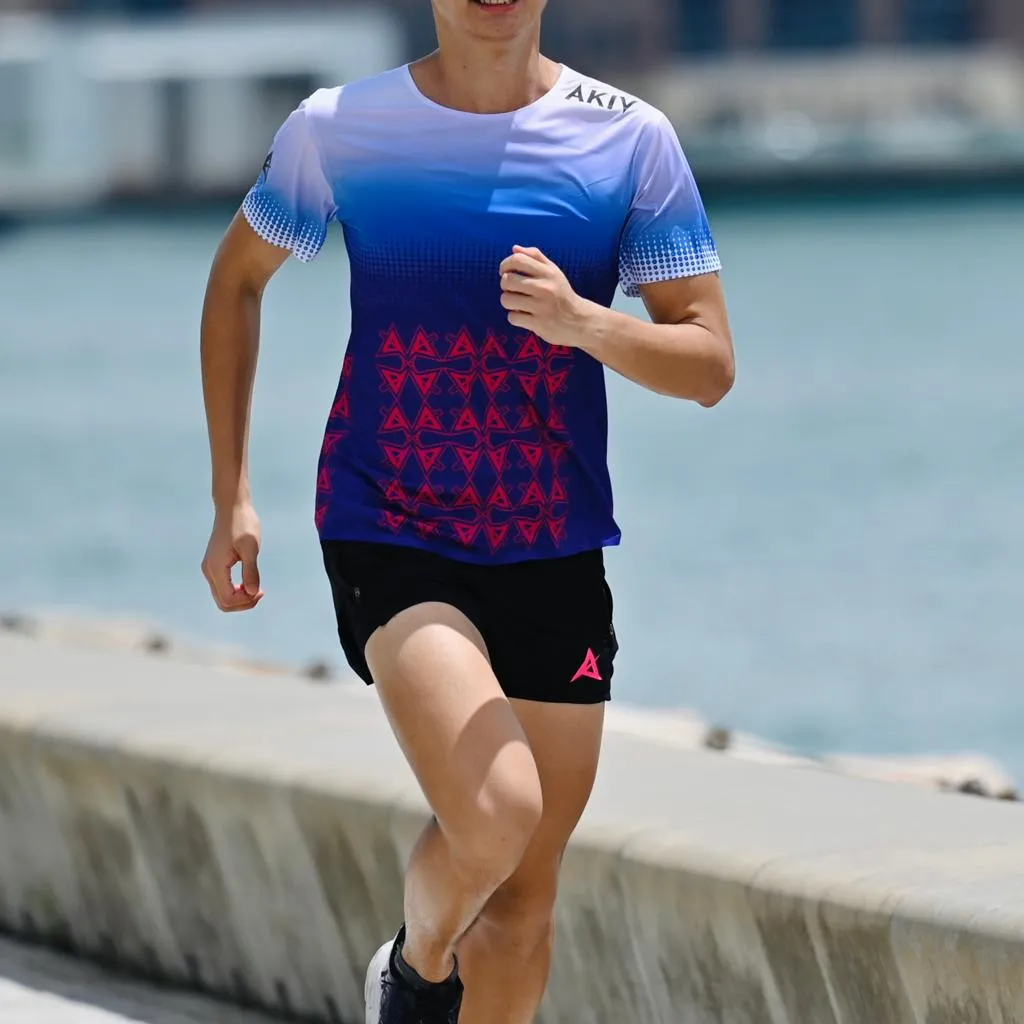Pre-order:Deliver in 14-21 days | AKIV Ultralight Training T-Shirt Kids | Blue
