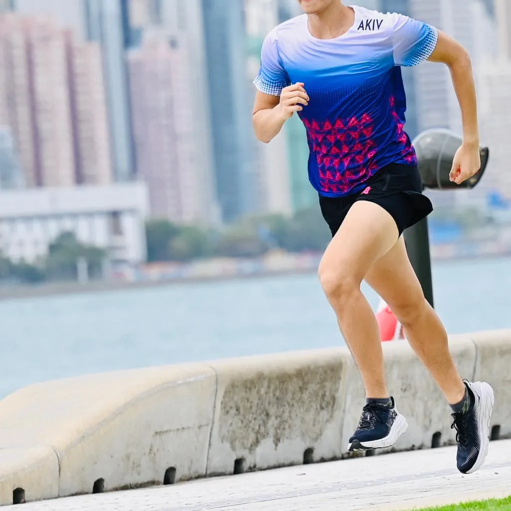 Pre-order:Deliver in 14-21 days | AKIV Ultralight Training T-Shirt Kids | Blue