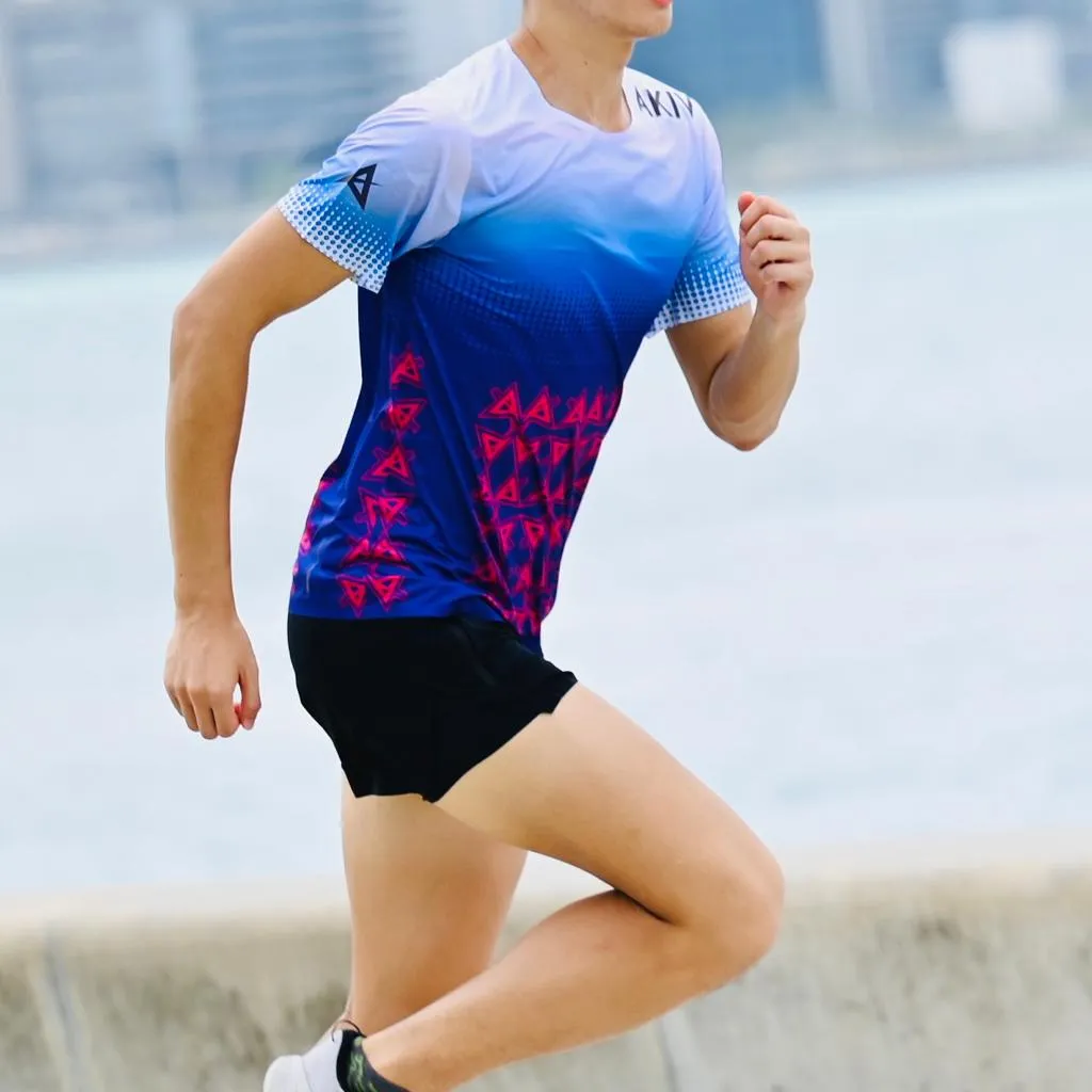 Pre-order:Deliver in 14-21 days | AKIV Ultralight Training T-Shirt Kids | Blue