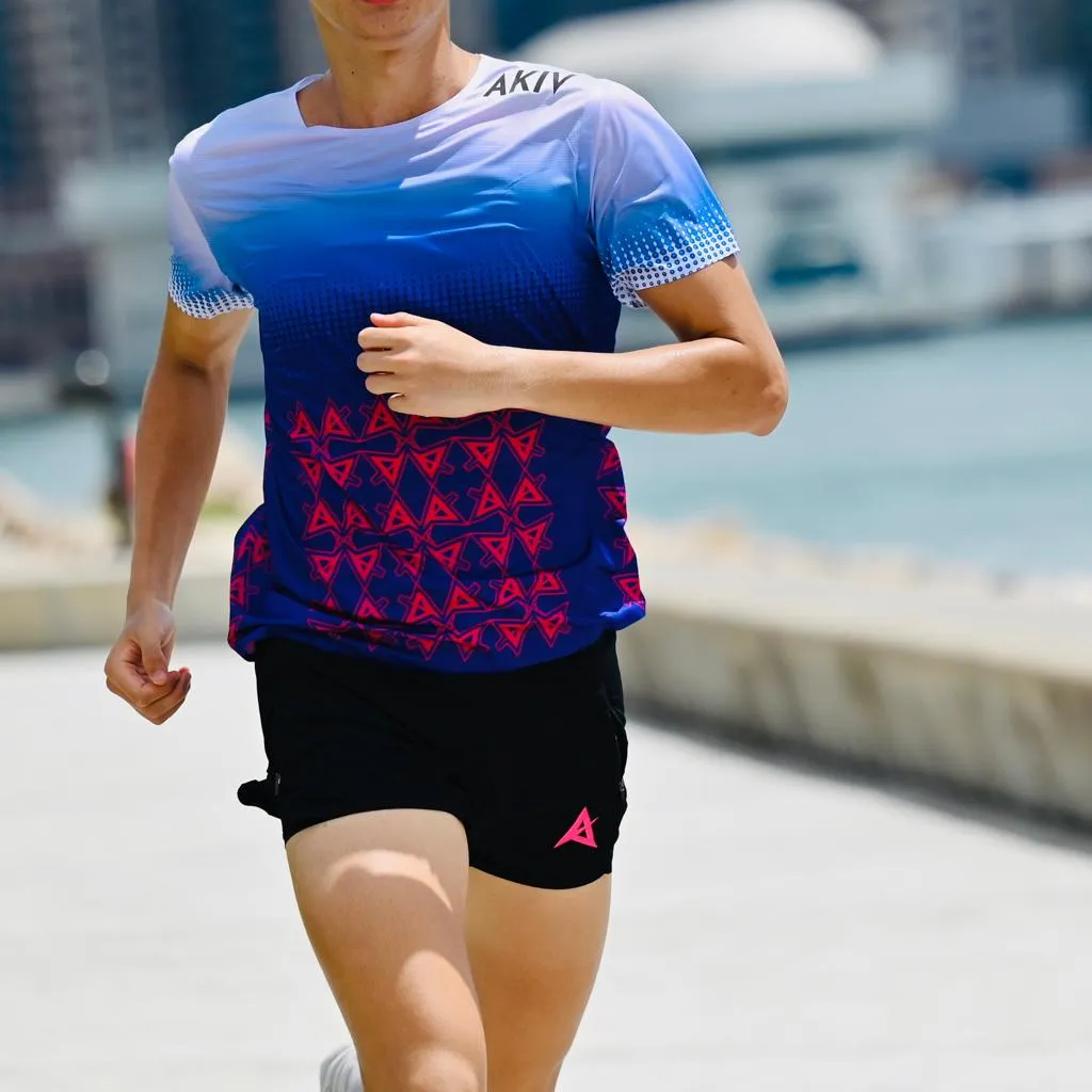 Pre-order:Deliver in 14-21 days | AKIV Ultralight Training T-Shirt Kids | Blue