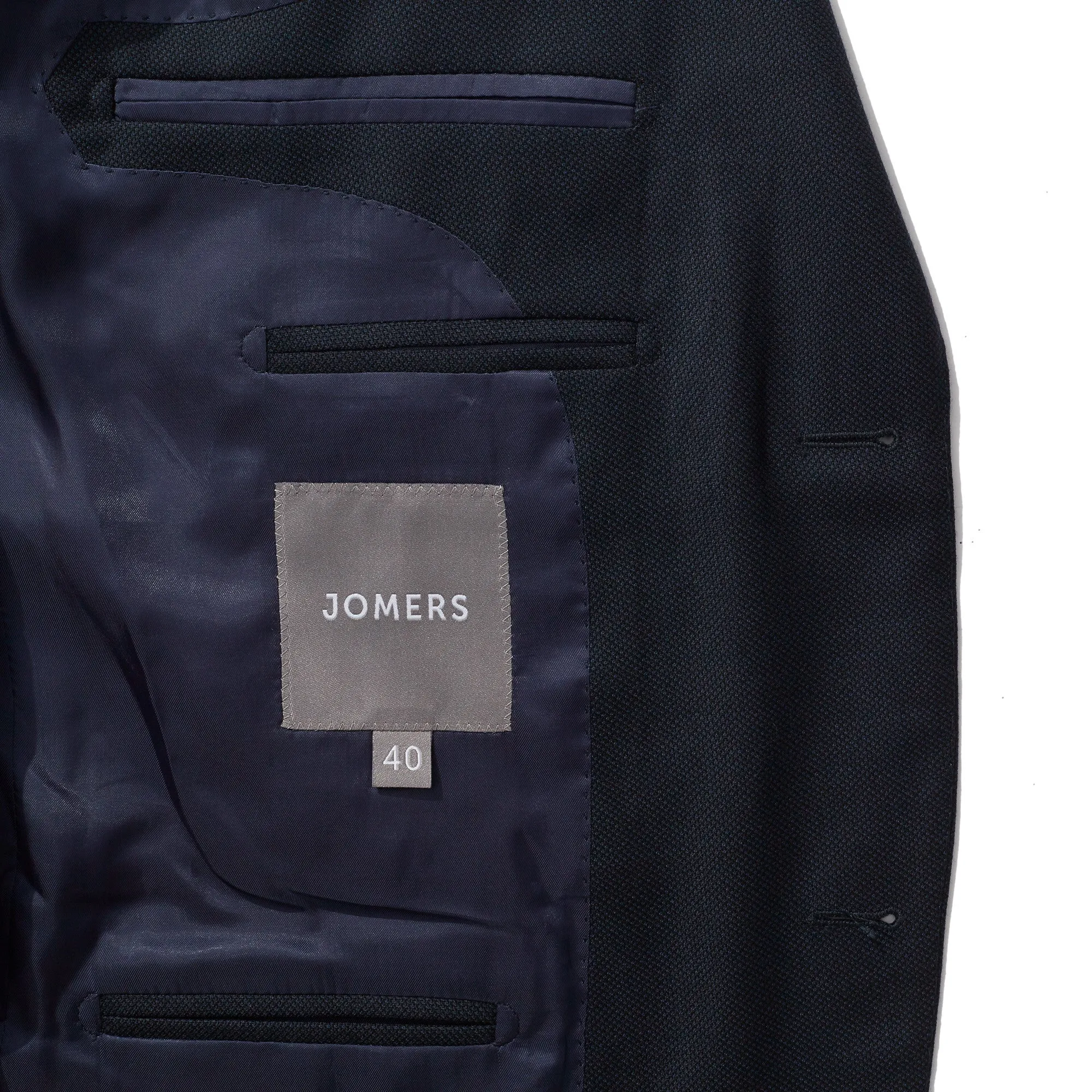 Ramsey - Navy Birdseye Italian Wool Suit