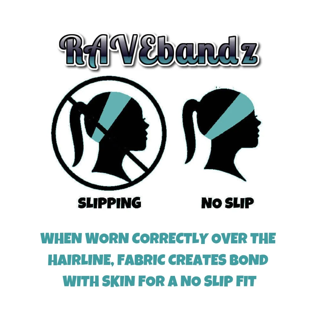 RAVEbandz MVP Headband- Black Batik