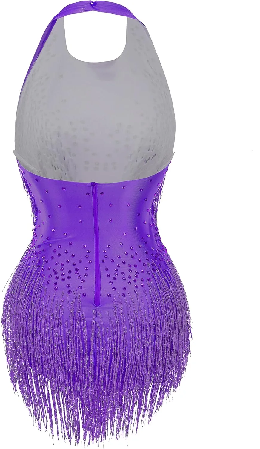 Rhinestones Fringe Skirt Bodysuit Women's Birthday Party Evening Costume Nightclub Dance Wear New Colored