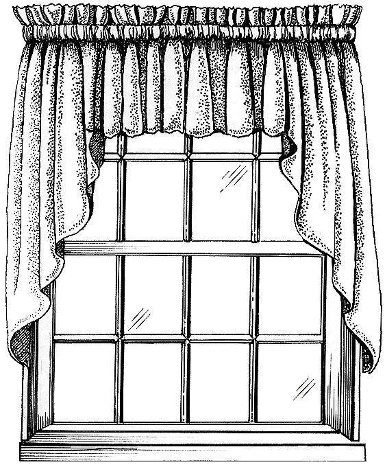 Saffron Unlined Swag Curtains