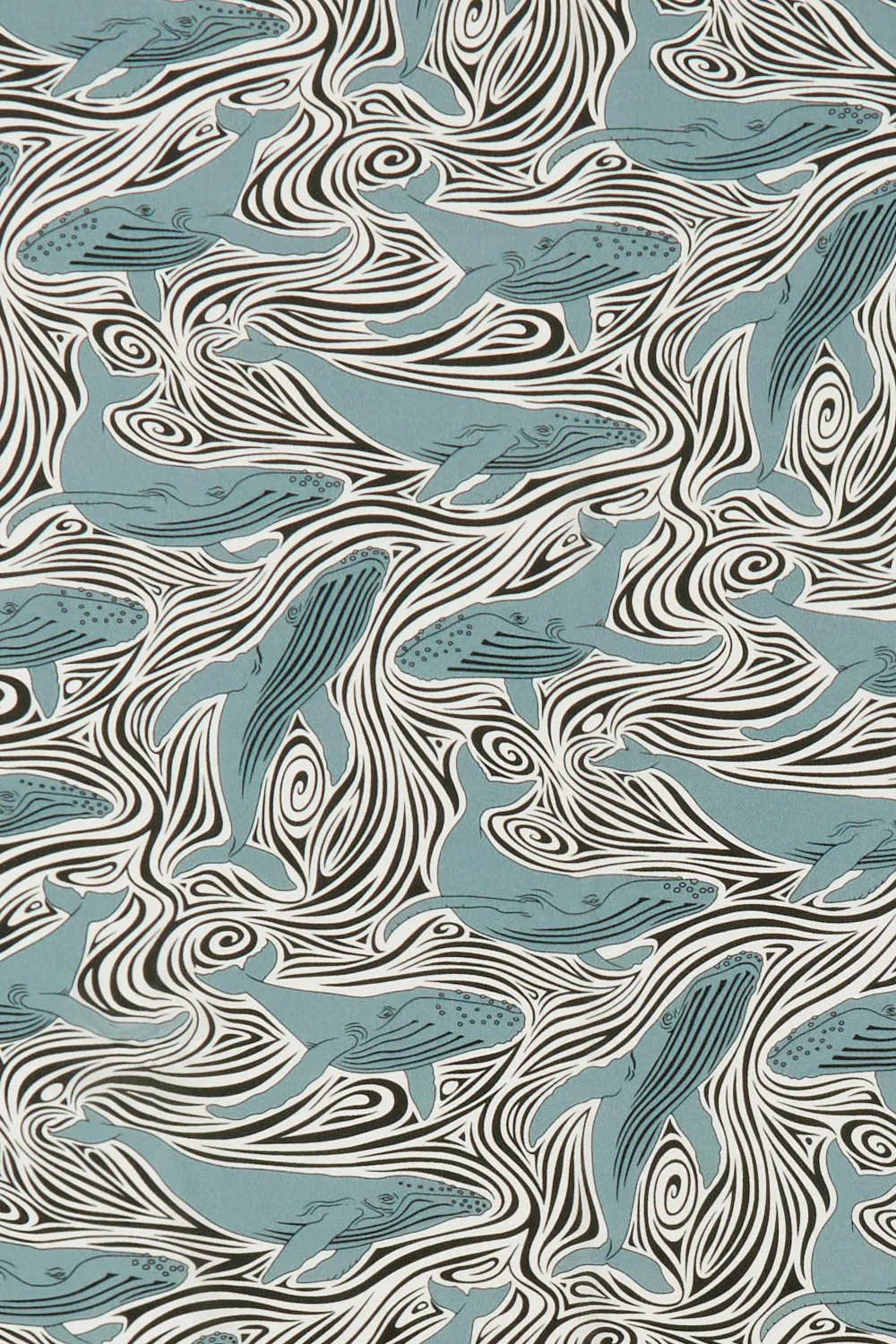 Silk Jenlee Kaftan WHALE