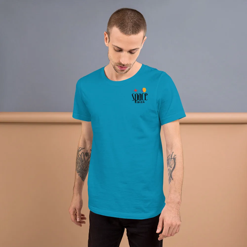 Space Ibiza Beach Club Logo Aqua T-shirt NEW
