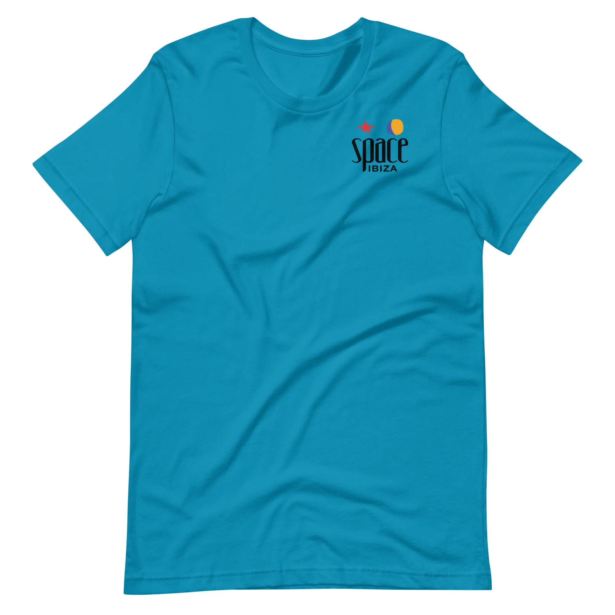 Space Ibiza Beach Club Logo Aqua T-shirt NEW