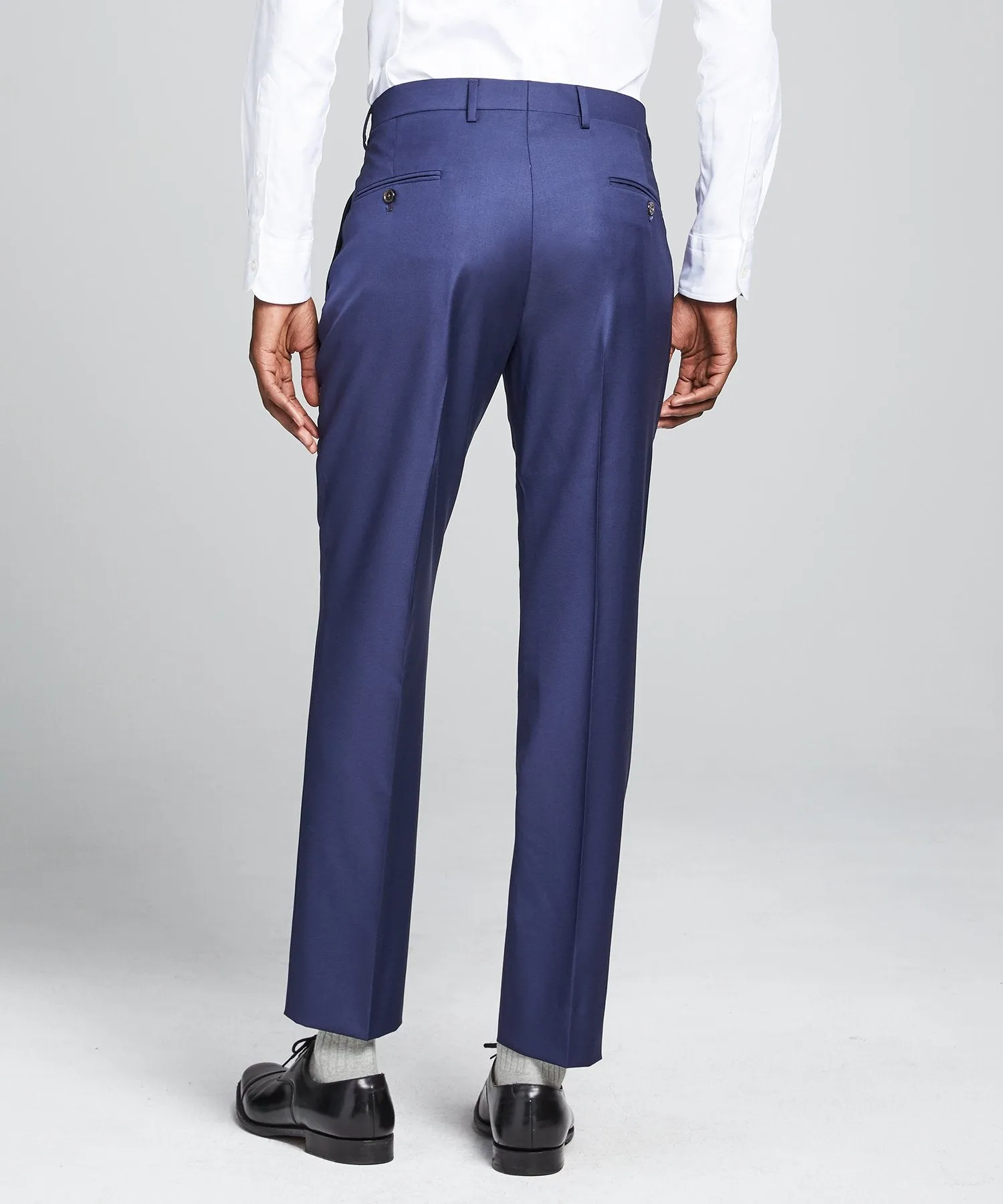 Sutton Wool Twill Suit In Blue