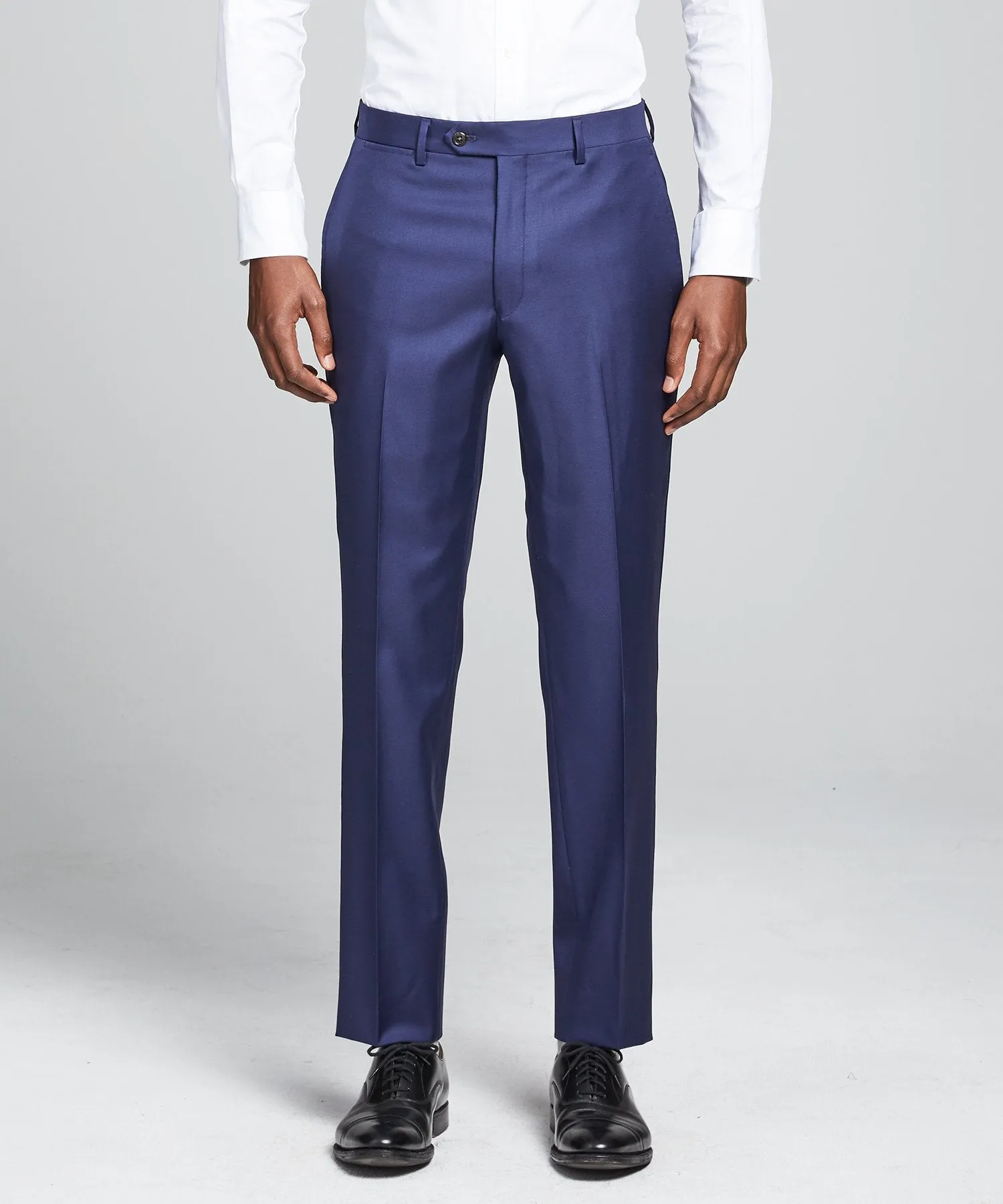 Sutton Wool Twill Suit In Blue