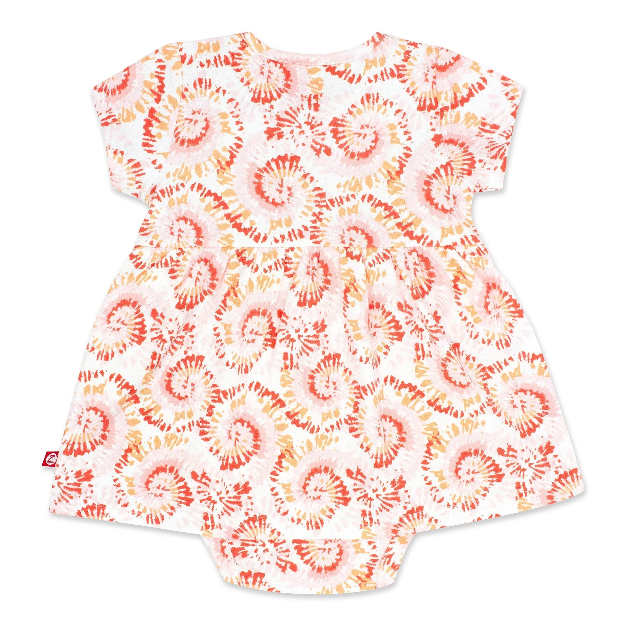 Tie Dye Organic Cotton Romper Dress