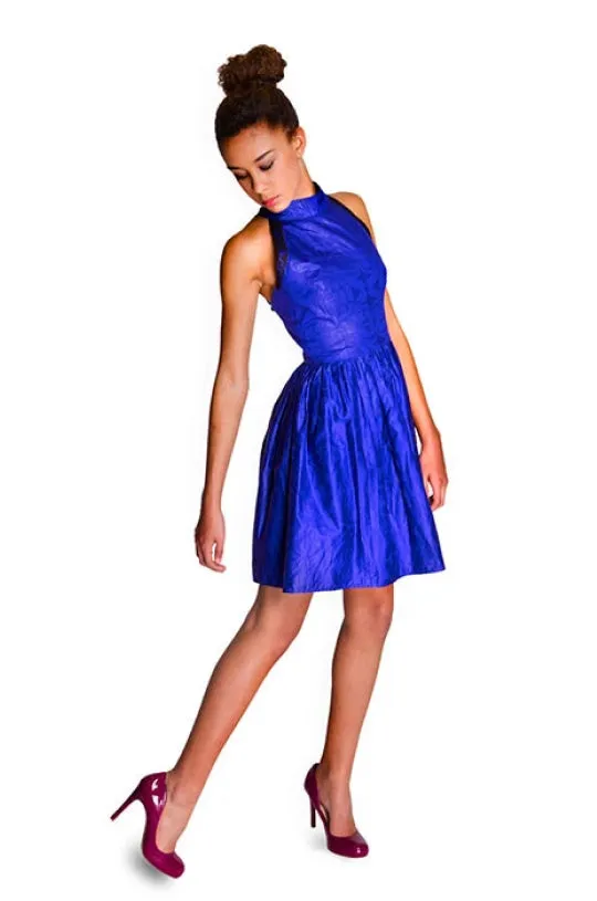TINA DRESS IN BLUE