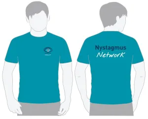 Tropical blue Nystagmus Network T-shirt