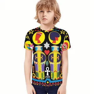 Tut's Royal Snakes kids All-Over Print T-Shirt