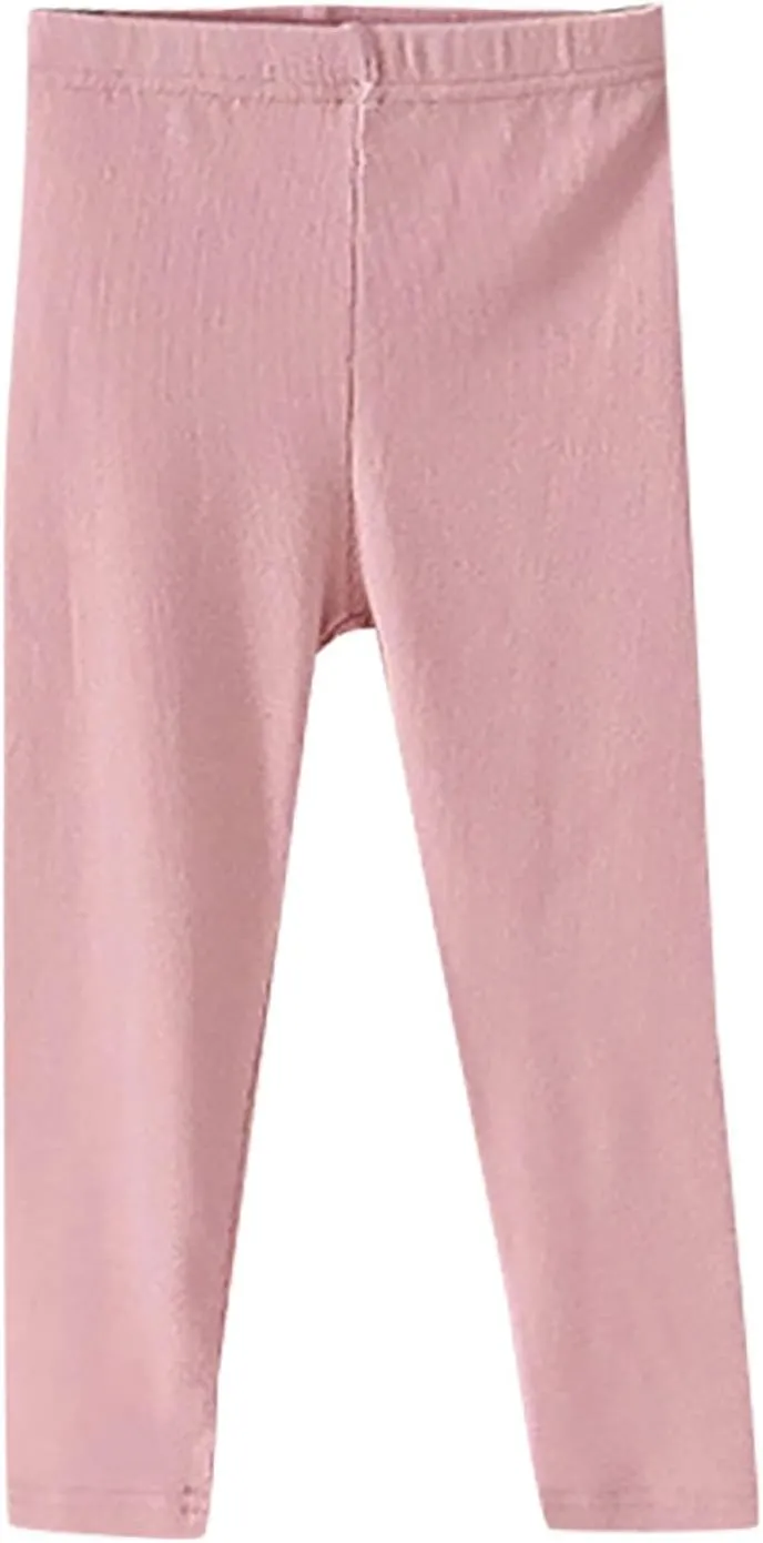 Unisex Toddler Boys Girls Cotton Sweatpants Casual Elastic Waist Sports Jogger Bottoms Pants Athletic Soft Trousers