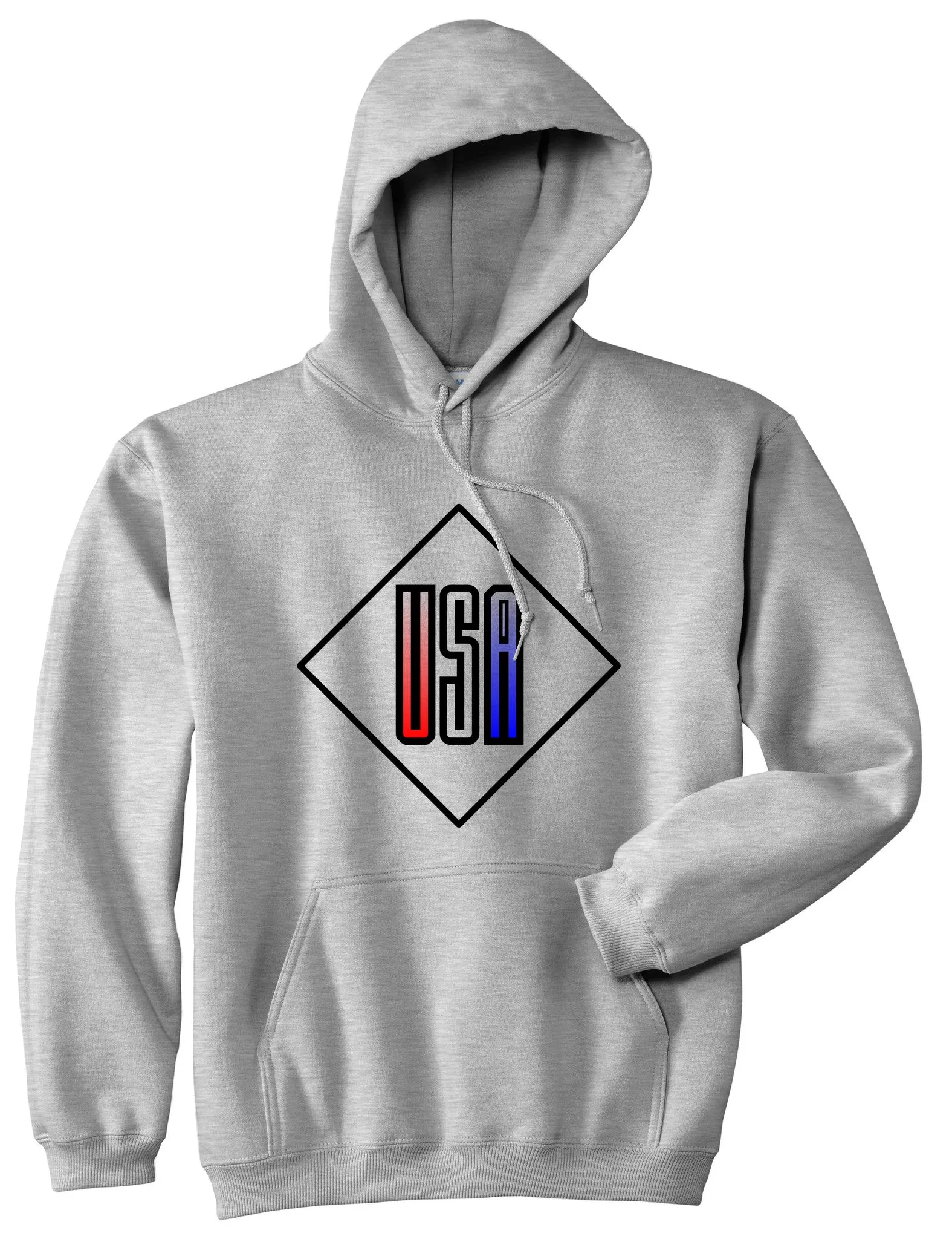 USA Diamond Logo Pullover Hoodie