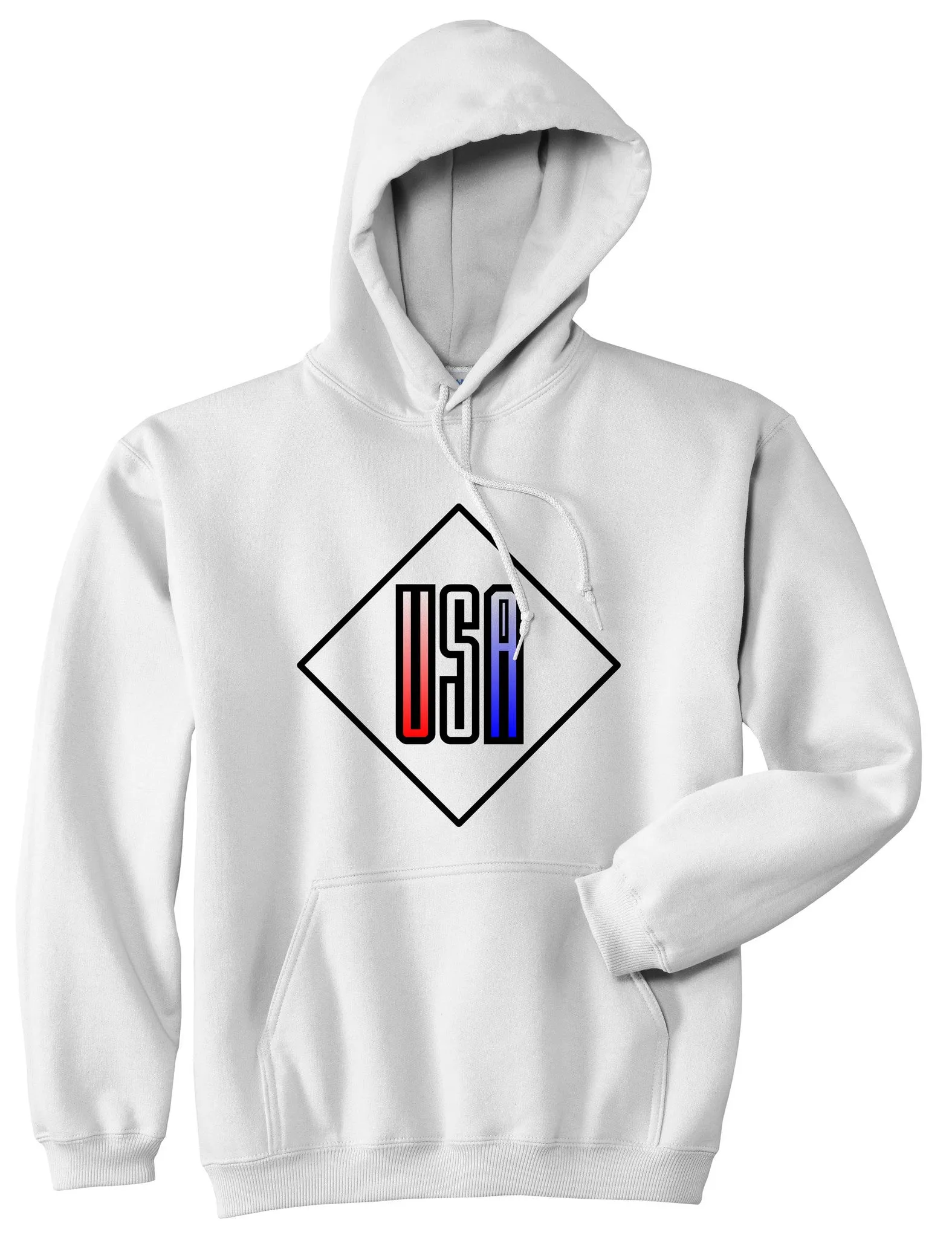 USA Diamond Logo Pullover Hoodie