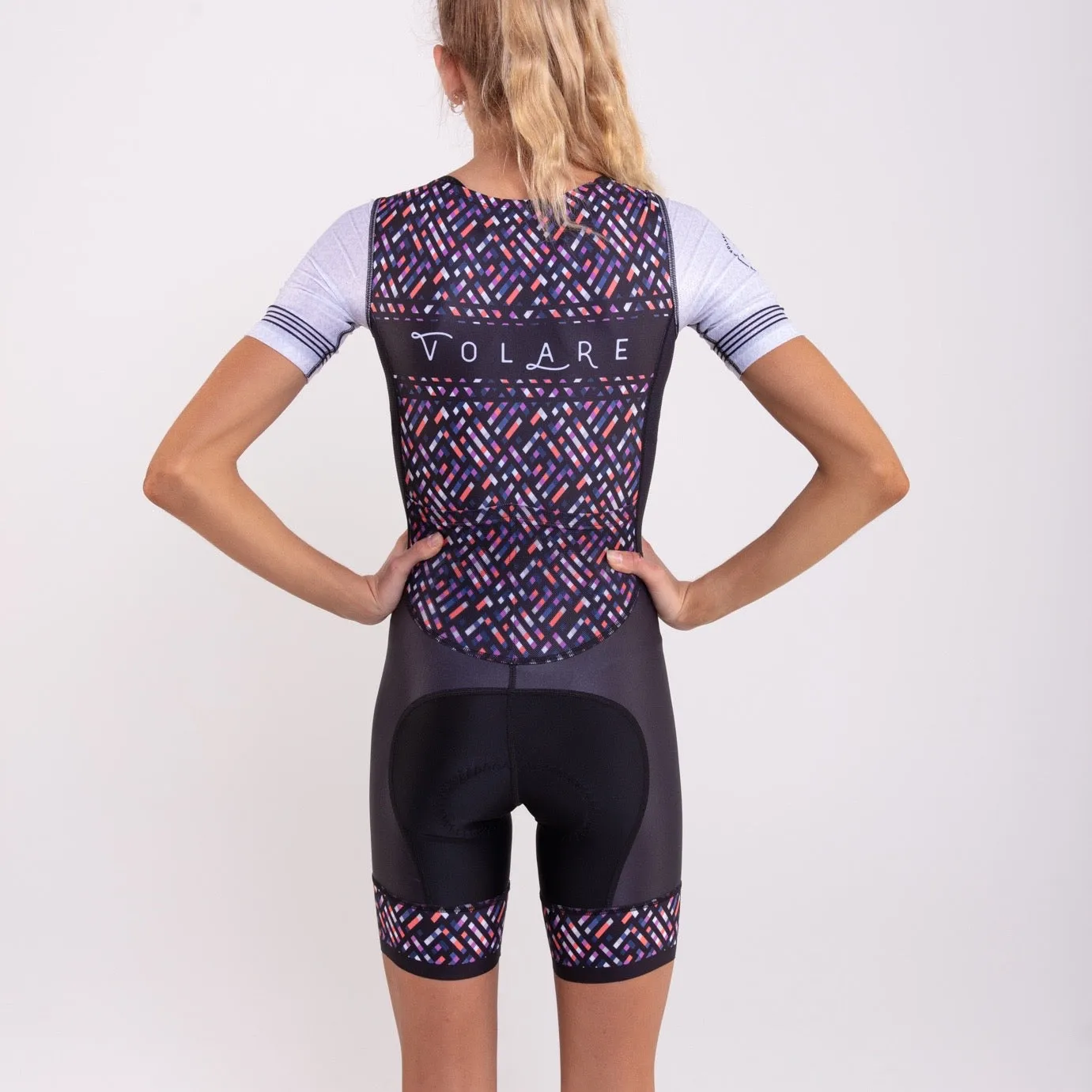 Volare Womens Vintage Sleeved Tri Suit